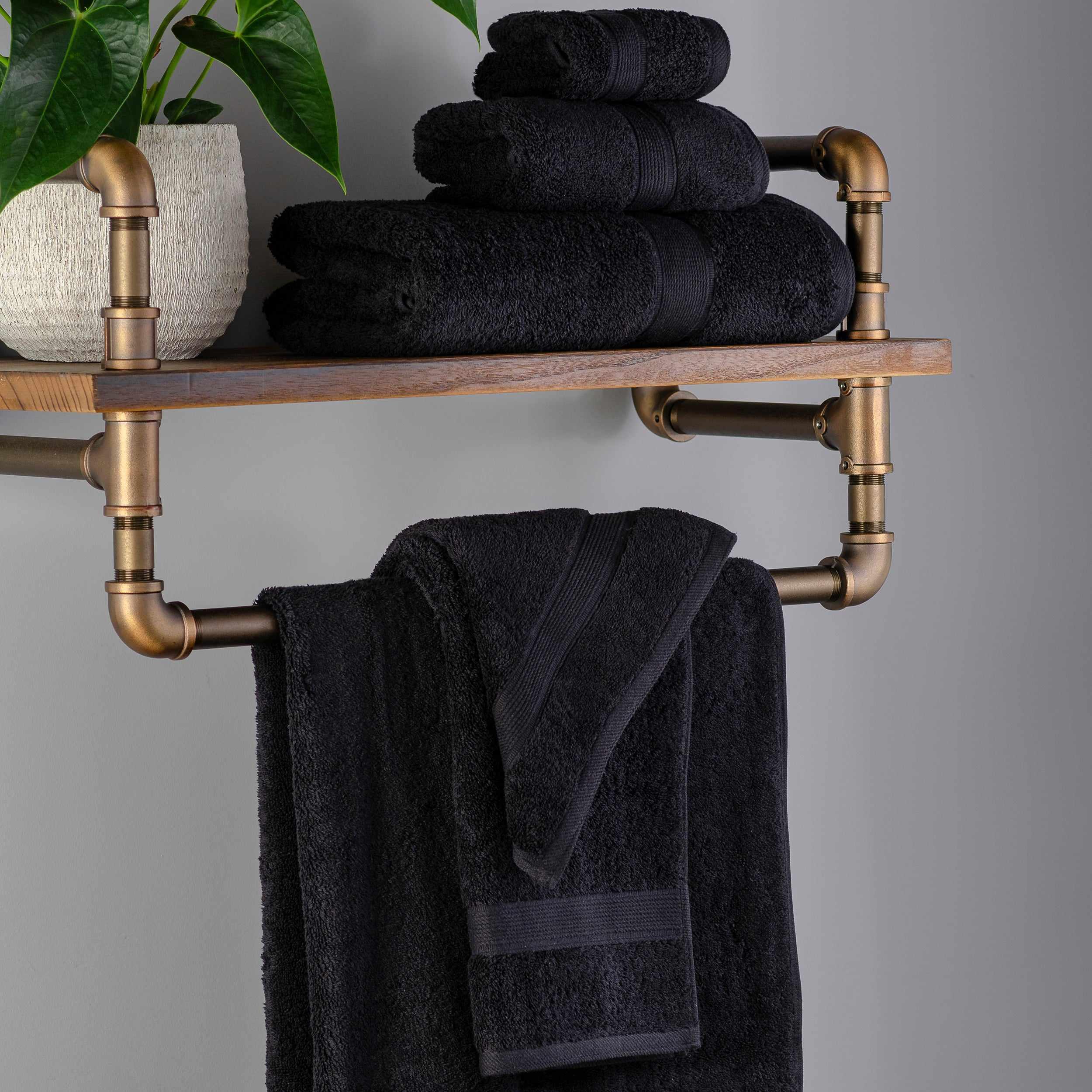 Premium Organic Cotton 6-Piece Plush Towel Set - Ultra Soft, Absorbent & Eco-Friendly Bath Towels for Spa, Gym, and Luxury Home Use