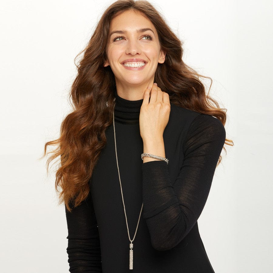 Anatolia Convertible Reversible Slim Pendant Necklace for Women - 18K Gold Plated Layering Chain Jewelry - Perfect for Date Night, Wedding & Everyday Elegance
