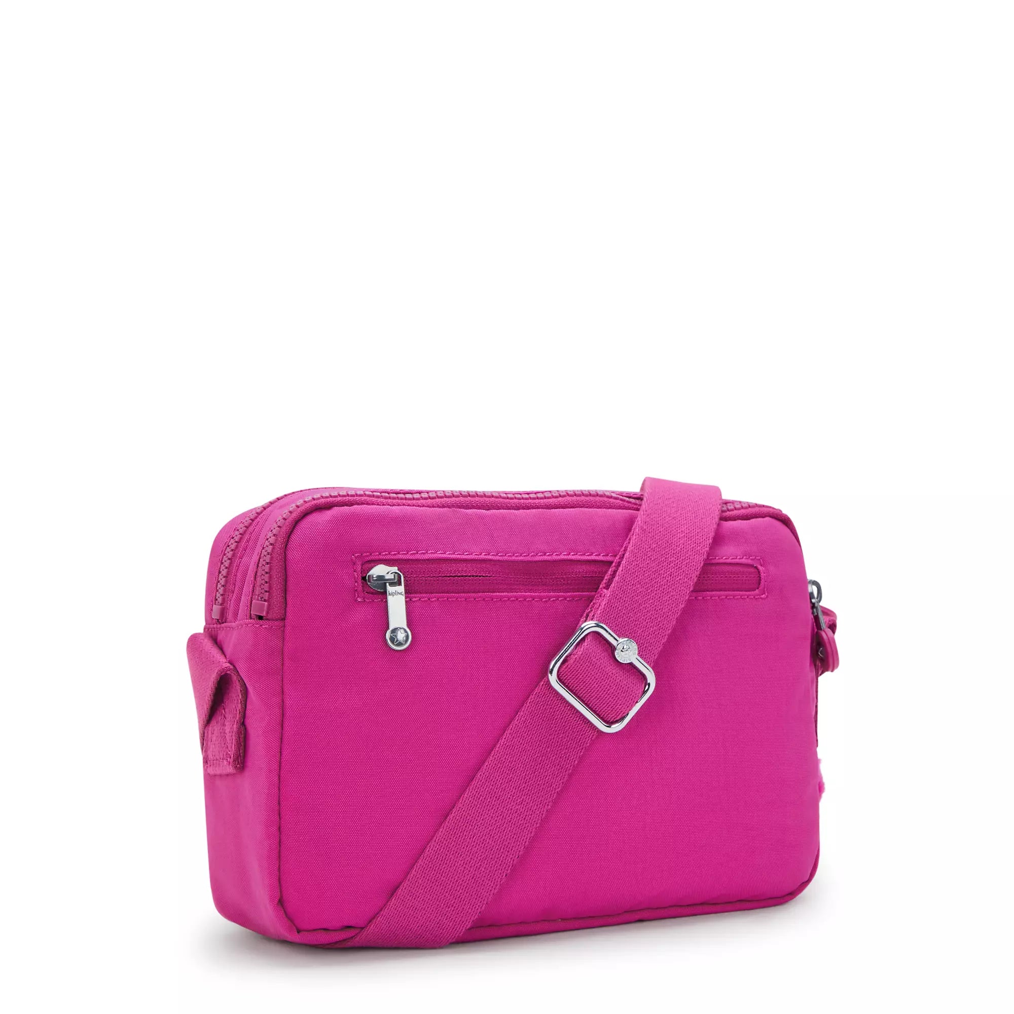 Kipling Abanu Medium Crossbody Bag - Glowing Fuchsia, Lightweight & Durable Women's Shoulder Bag for Travel, Work & Everyday Use