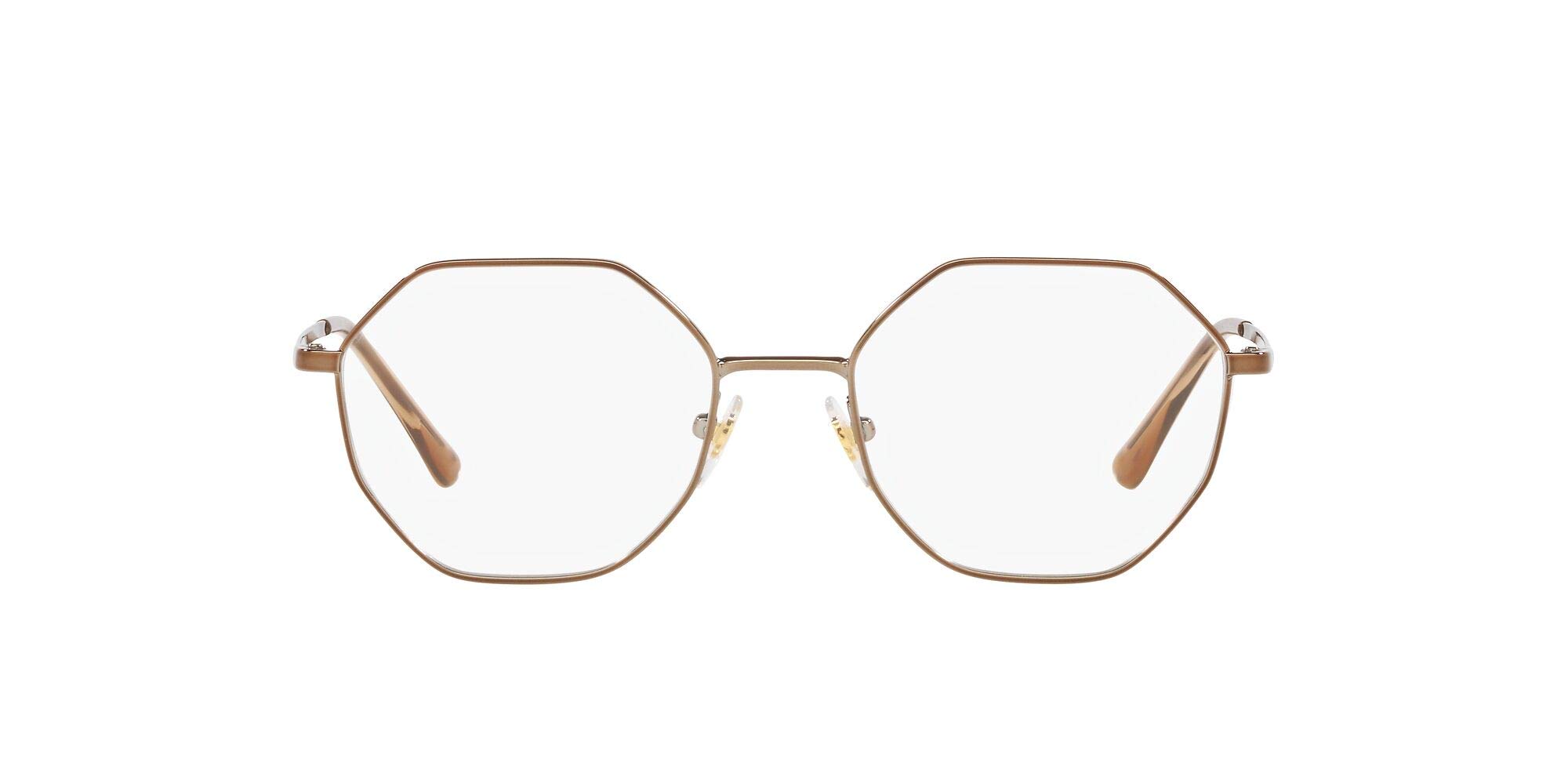 Vogue Eyewear Vo4094 Women's Octagonal Prescription Glasses Frames - Stylish & Lightweight Eyeglasses for Work, Reading & Everyday Wear