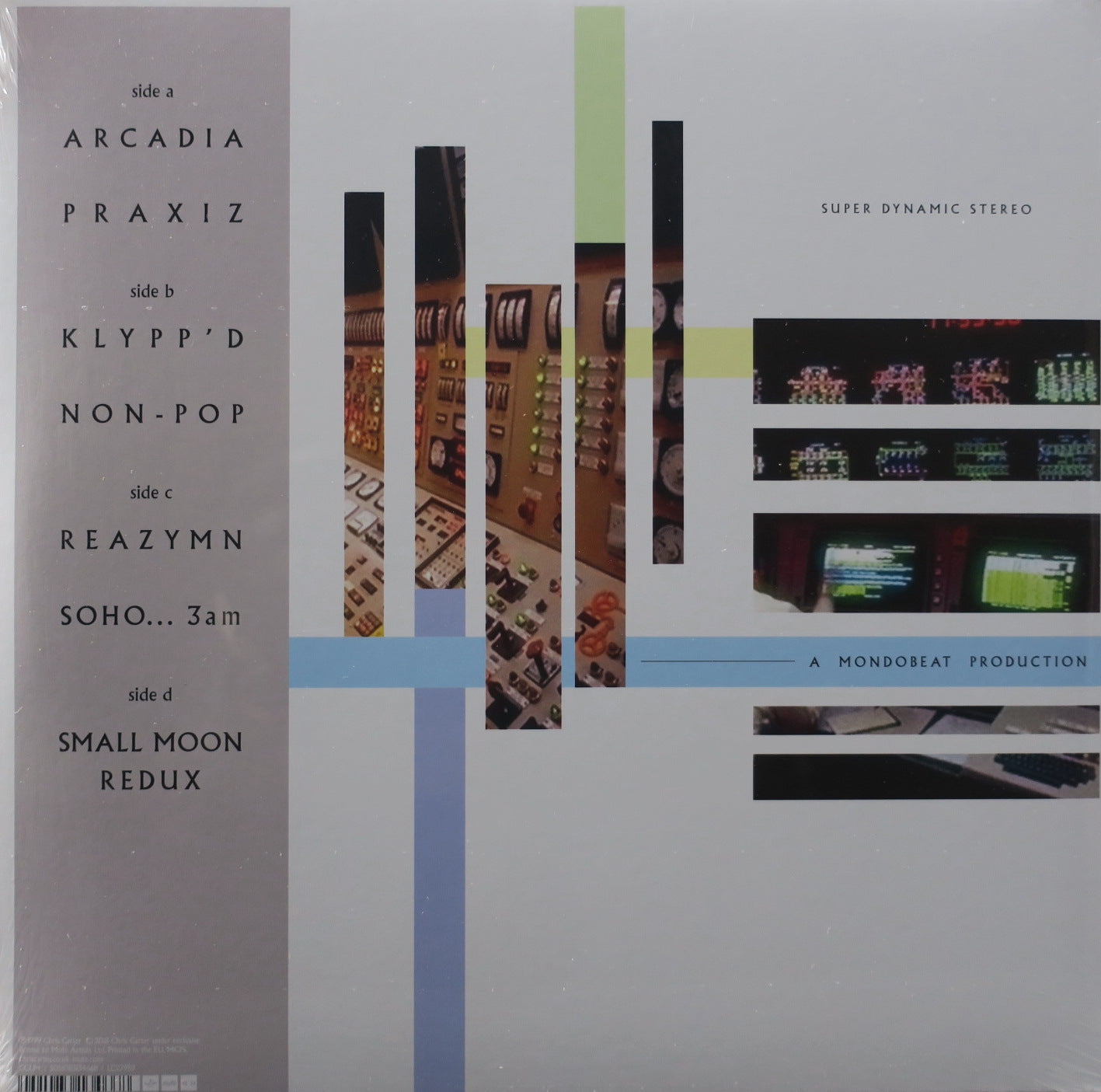 CHRIS CARTER 'Small Moon' WHITE Vinyl 2LP - Limited Edition Record by Throbbing Gristle | Perfect for Vinyl Collectors & Experimental Music Lovers