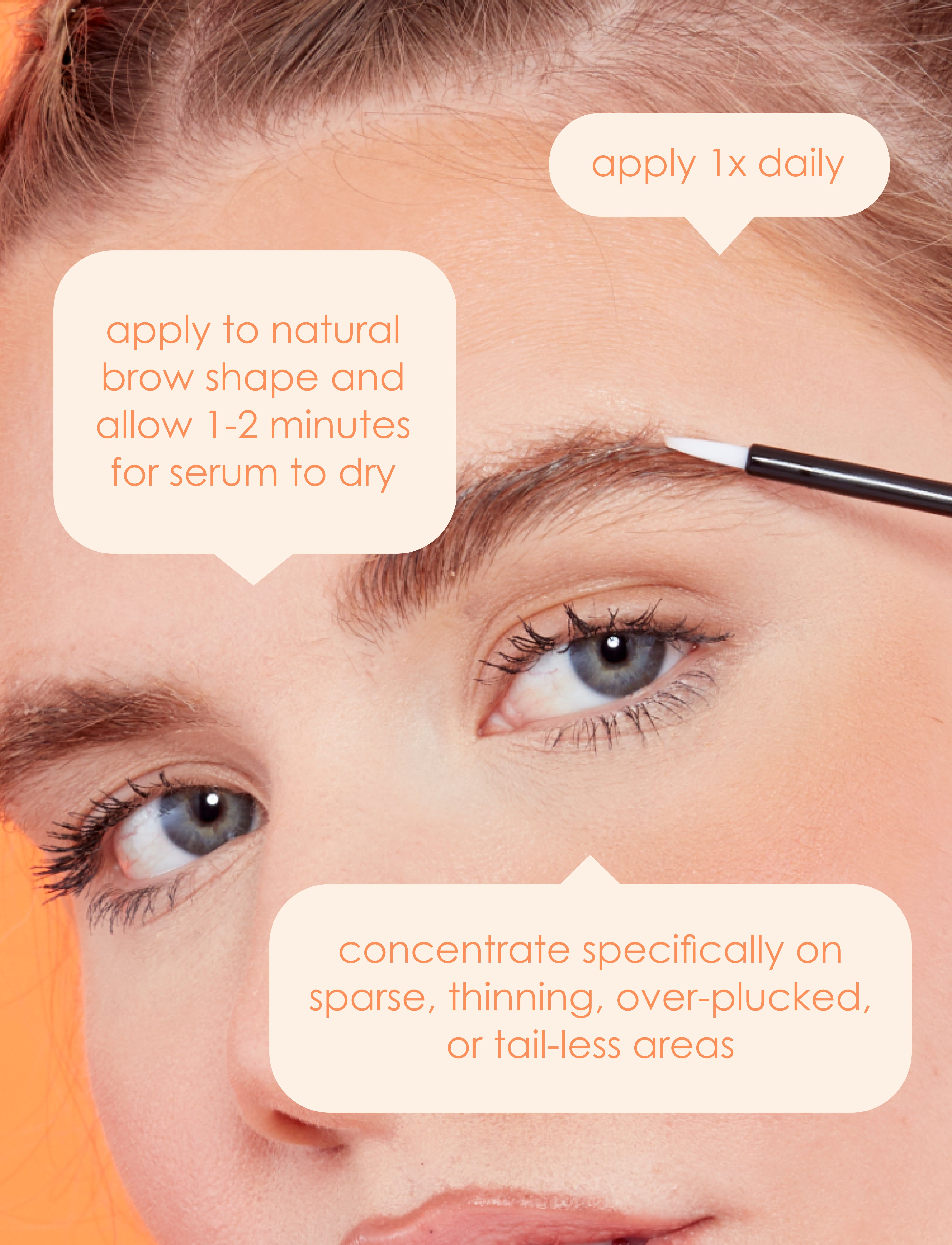 GrandeBROW Eyebrow Growth Serum - Travel Size for Fuller, Thicker Brows | Perfect for On-the-Go Beauty & Travel Essentials