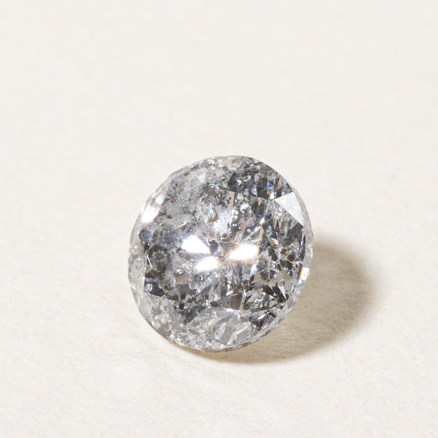 0.64ct Round Brilliant Cut Loose Diamond - I3 H/I Color | Certified Natural Diamond for Engagement Rings & Jewelry Making
