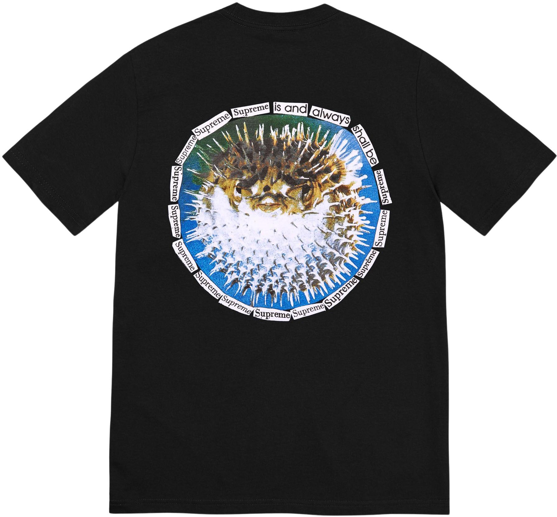 Supreme Blowfish Graphic T-Shirt - Black Cotton Tee for Men | Streetwear Fashion & Casual Wear