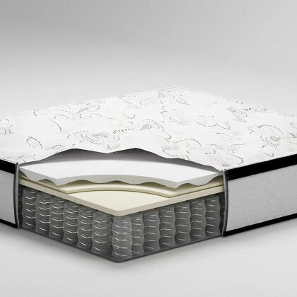 Ashley Chime 12 Inch Hybrid Mattress - Medium Firm Gel Memory Foam & Pocketed Coils for Back Pain Relief - Perfect for Side Sleepers, Couples & Guest Rooms