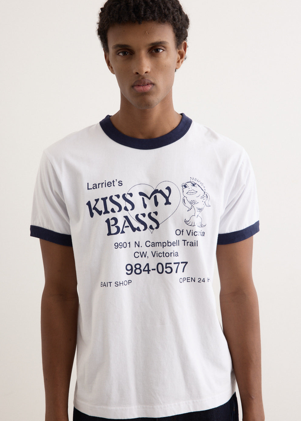 Bass Tee M2Ss U27 09 White - Comfortable Cotton T-Shirt for Men, Casual Wear & Everyday Outfits