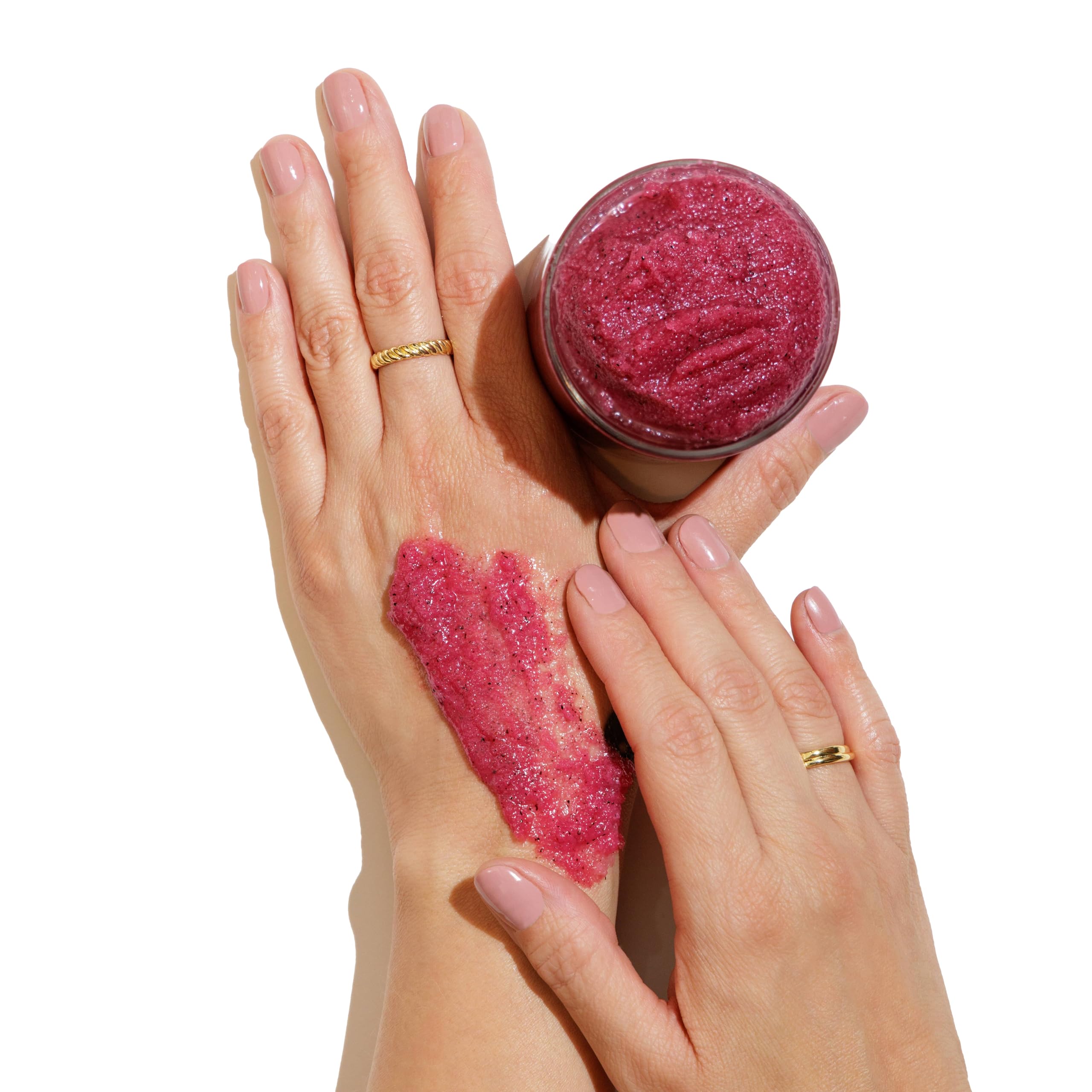 Nopalera Hibiscus Cactus Flower Exfoliant - 3-in-1 Vegan Face & Body Scrub for Deep Cleansing, Exfoliating & Moisturizing | Cruelty-Free, Natural Floral Scent, Dye-Free (6 oz) | Perfect for Sensitive Skin & Daily Skincare Routine