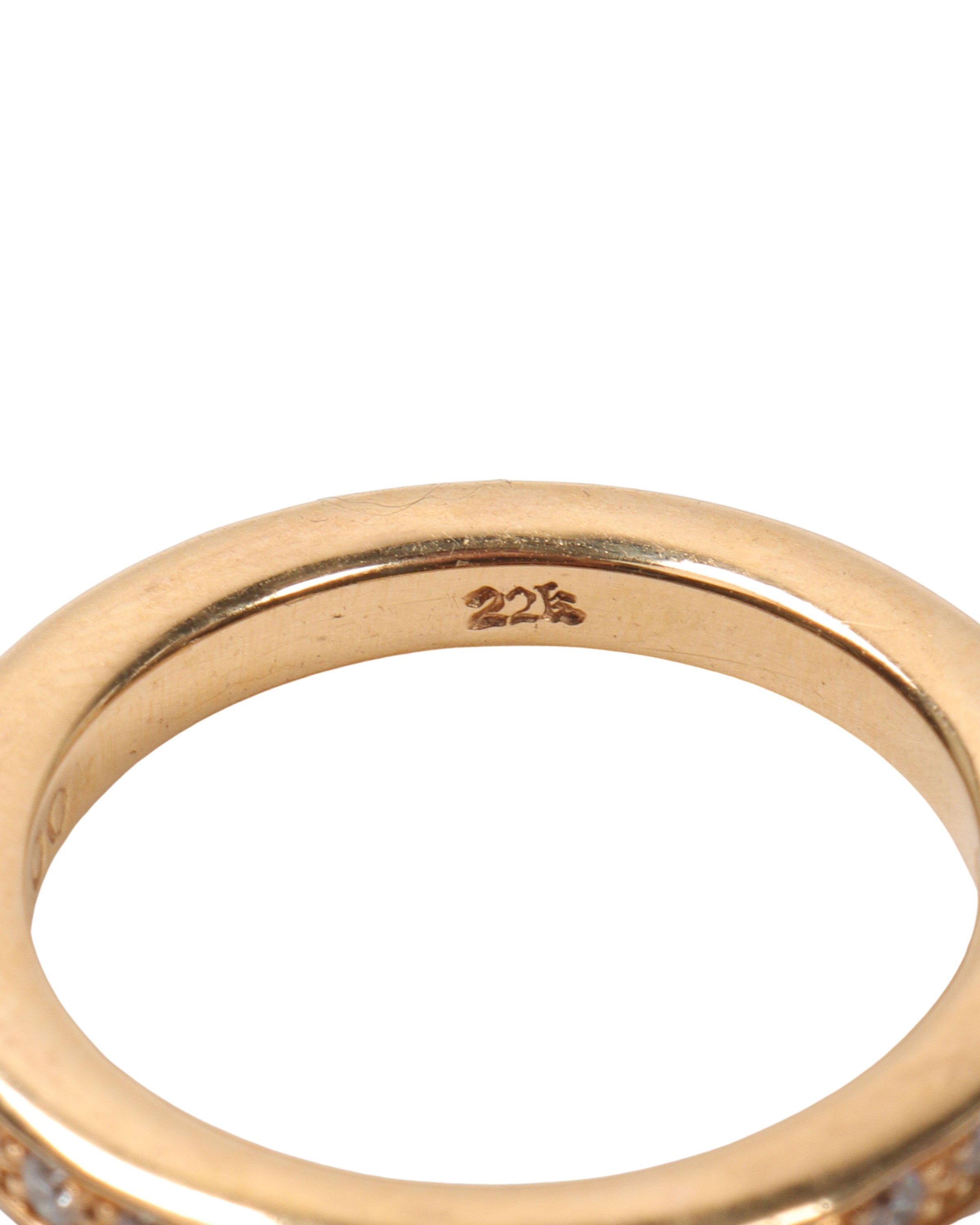 22k Gold Diamond Spacer Ring for Women - Elegant Stackable Jewelry for Everyday Wear, Wedding, Anniversary & Special Occasions