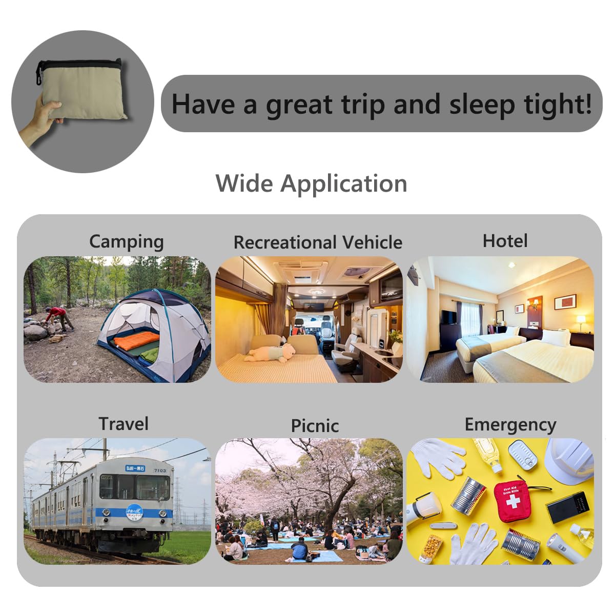 Ultralight Sleeping Bag Liner for Camping & Travel - Portable Travel Sheet for Backpacking, Hiking, Hotels & Hostels (Includes Stuff Sack) - Perfect for Outdoor Adventures & Hygienic Sleep Protection