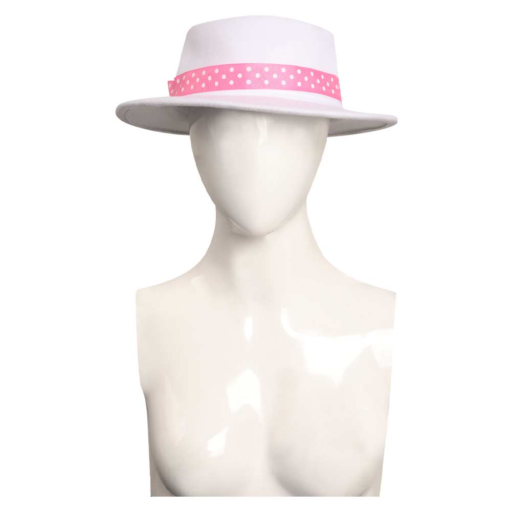 Barbie Margot Robbie Pink Costume Set - Women's Fashion Dress, Skirt & Hat Outfit for Halloween, Cosplay & Carnival Parties | Perfect for Barbie Movie Fans & Dress-Up Events