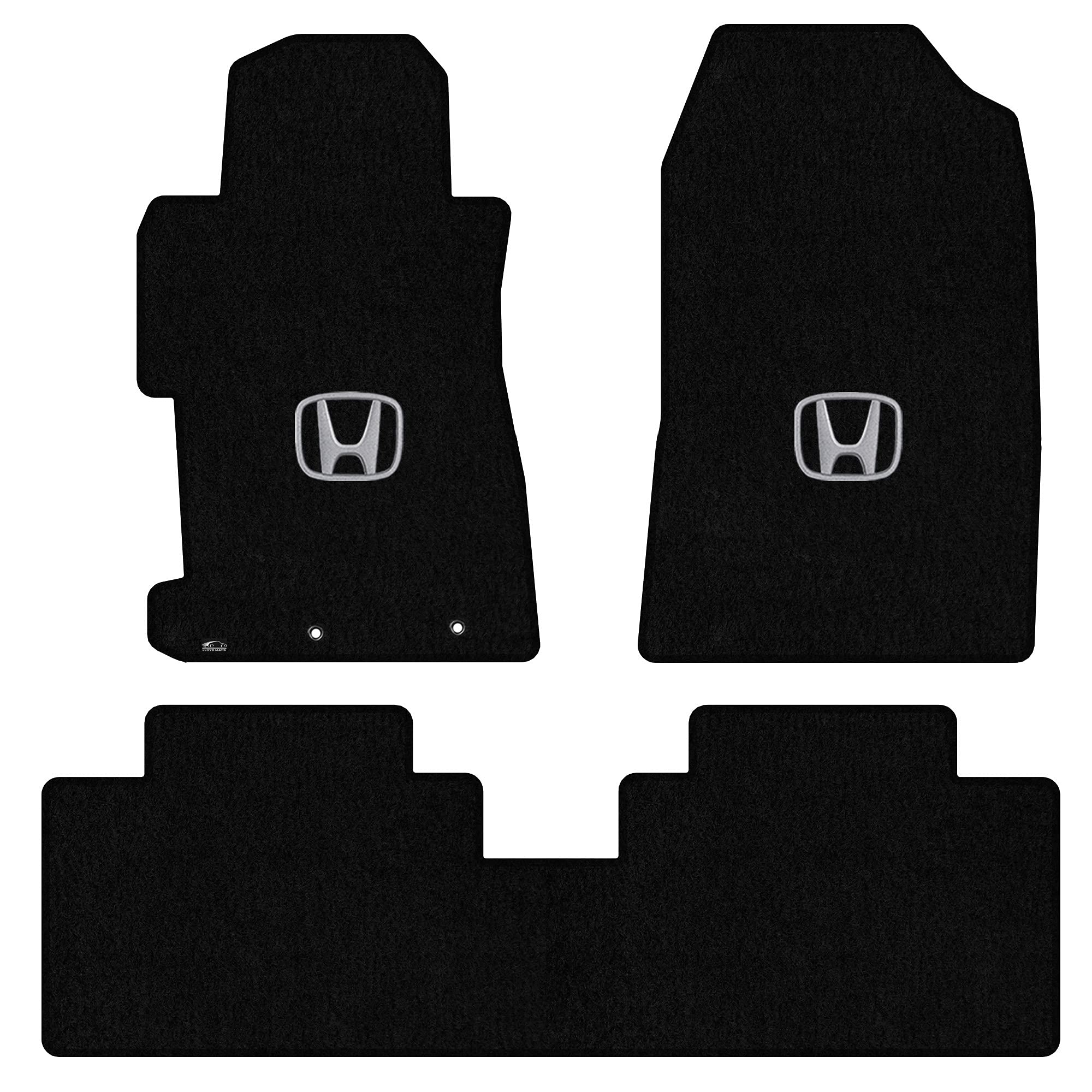 Premium Custom-Fit Carpet Floor Mats for 2003-2005 Honda Civic Hybrid 4-Door - Luxury Car Floor Liners (Black, 3-Piece Set) | All-Weather Protection & Enhanced Interior Style