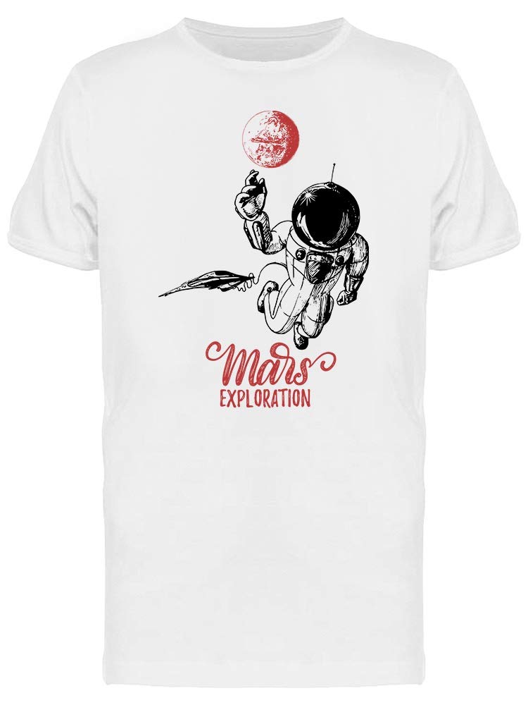 Astronaut Space Planet T-Shirt for Men - Cool Graphic Tee for Space Enthusiasts & Sci-Fi Fans - Perfect for Casual Wear, Gifts & Space-Themed Events