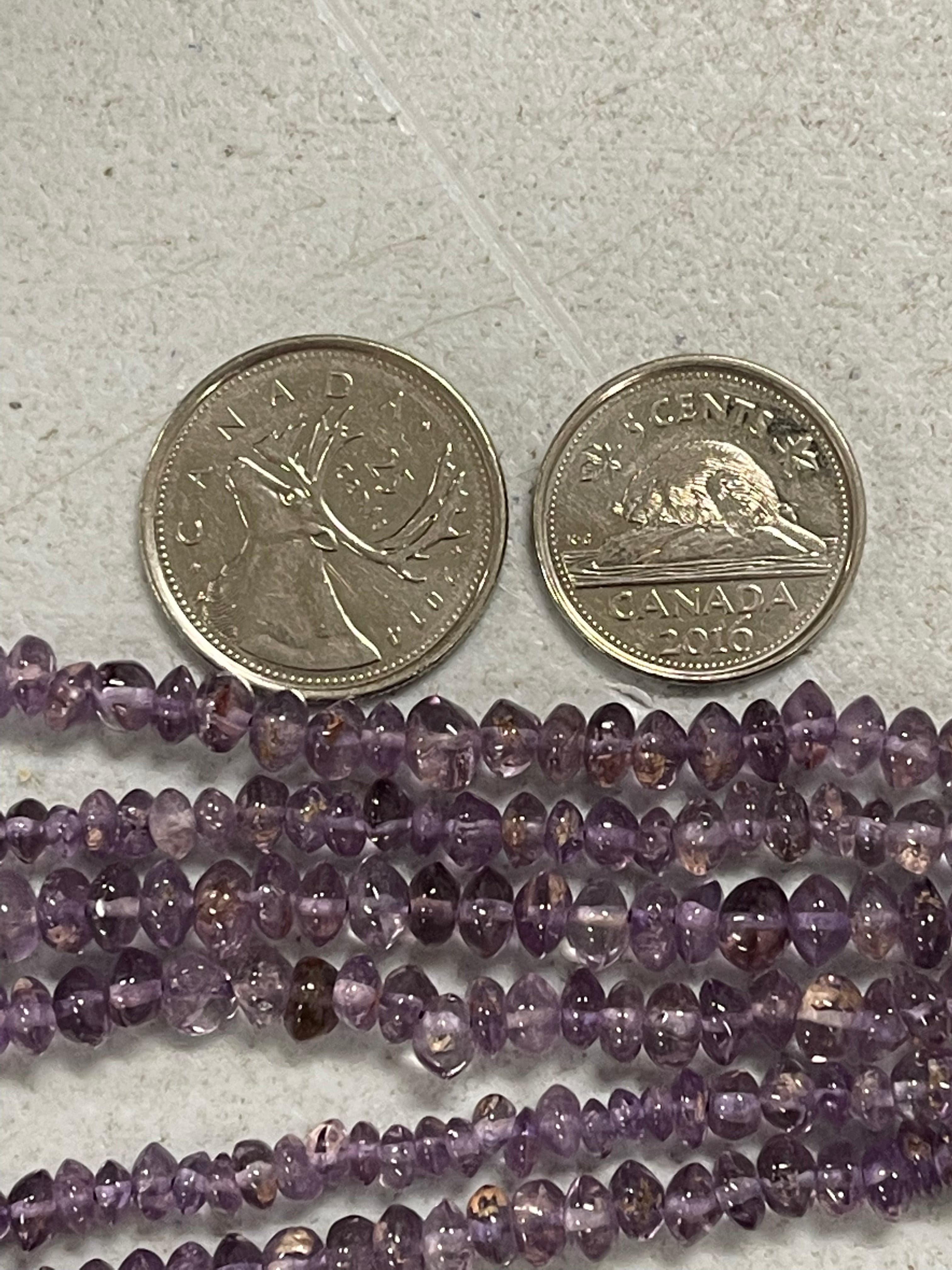 Natural Amethyst Bead Strand for Jewelry Making - 6mm Round Gemstone Beads for Necklace, Bracelet DIY - Healing Crystal for Meditation & Spiritual Gifts