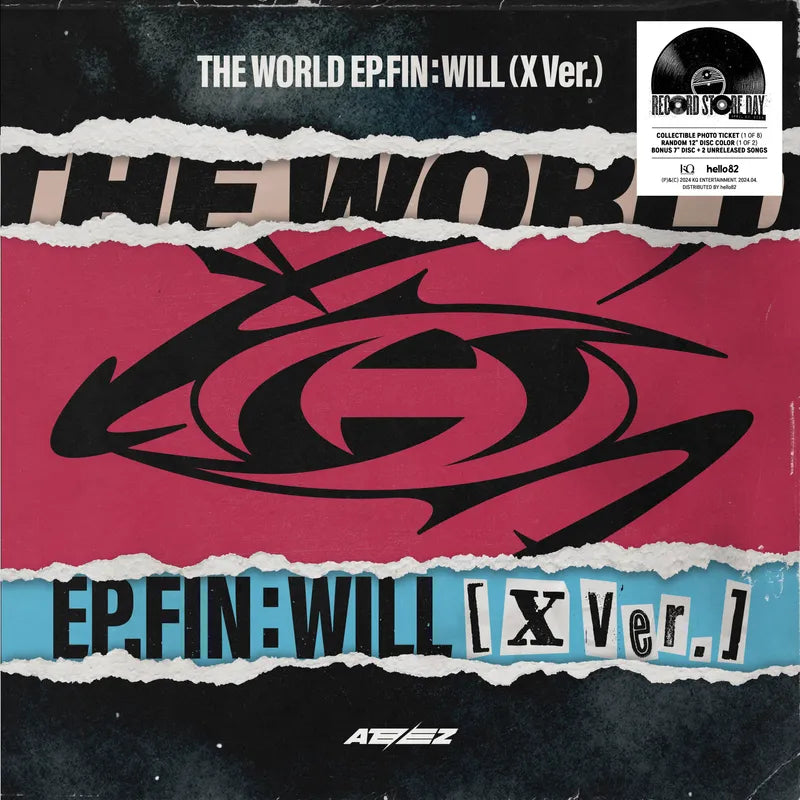 ATEEZ THE WORLD EP.FIN : WILL (X Ver.) Vinyl LP + 7