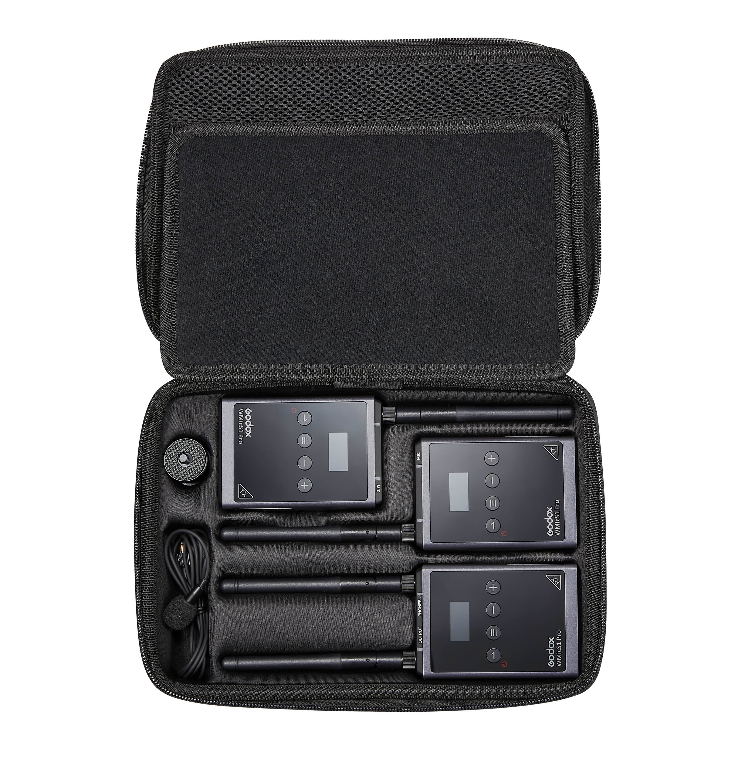 WMicS1 Pro Kit 2 Professional Dual Channel Wireless UHF Microphone System for Karaoke, Live Performances & Public Speaking - High-Quality Wireless Mic Set with Long Range and Clear Sound