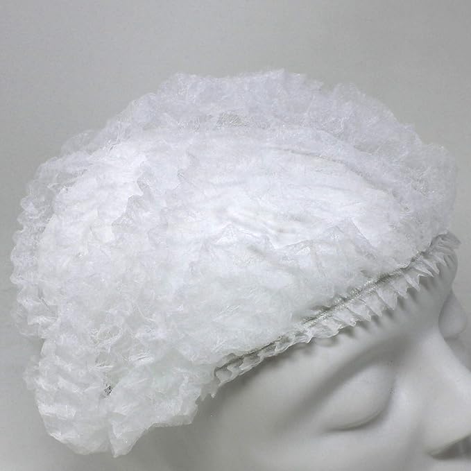 Disposable Bouffant Head Covers - 100 Pack, Non-Woven Medical Hair Caps for Hospital, Salon & Food Service - Comfortable & Breathable PPE Safety Accessories for Healthcare Workers & Food Handlers (Great for Hospitals, Clinics, Salons & Restaurants)