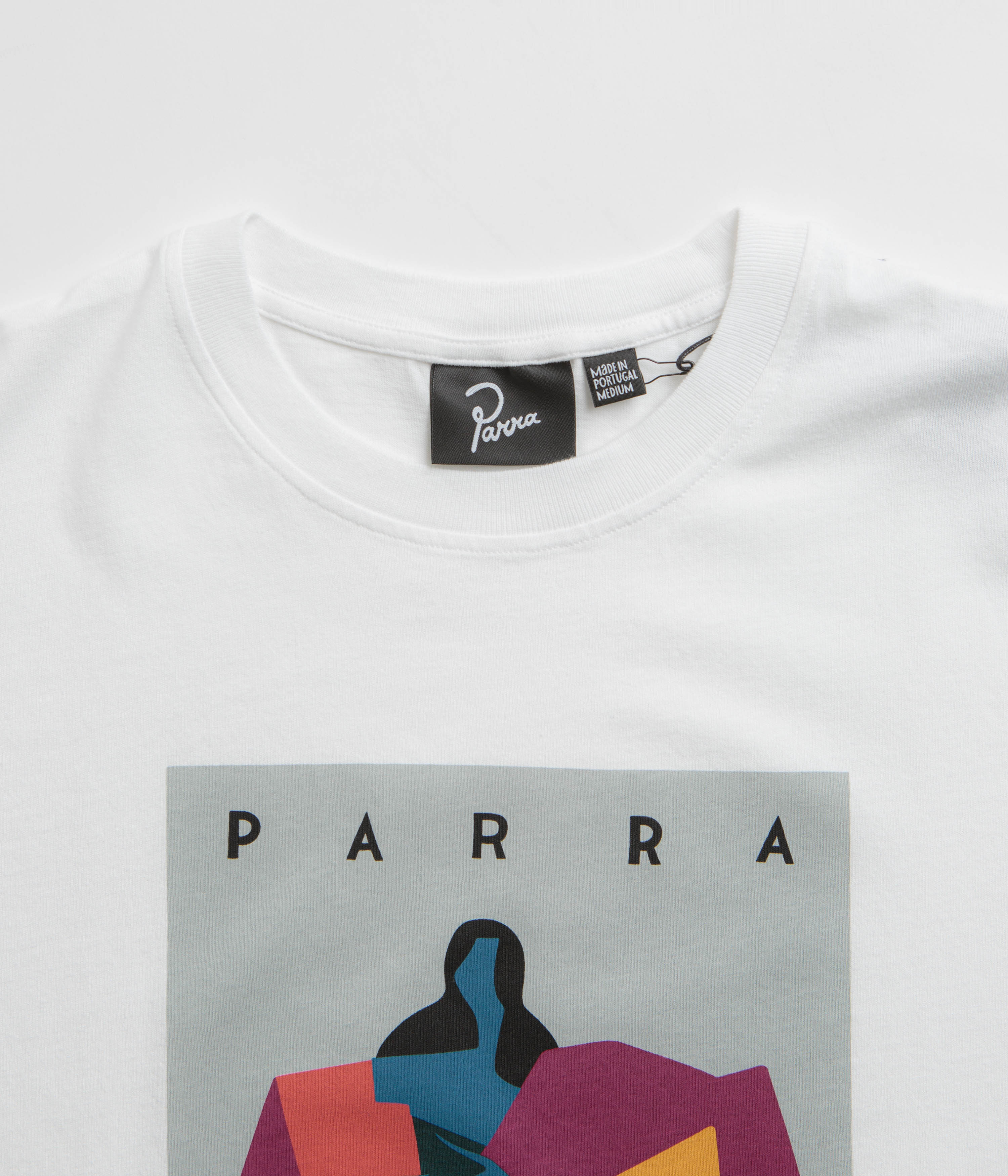 Parra Horses Graphic T-Shirt for Men & Women - Soft Cotton White Tee - Casual Streetwear & Summer Outfits