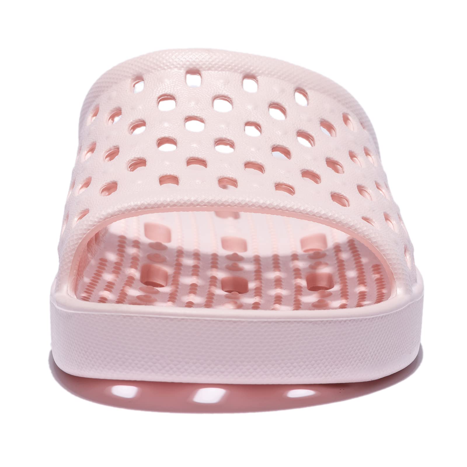 **Non-Slip Quick-Drying Shower Sandals for Women & Men - Bathroom, Beach & Pool Slides with Drain Holes - Perfect for Indoor & Outdoor Use**