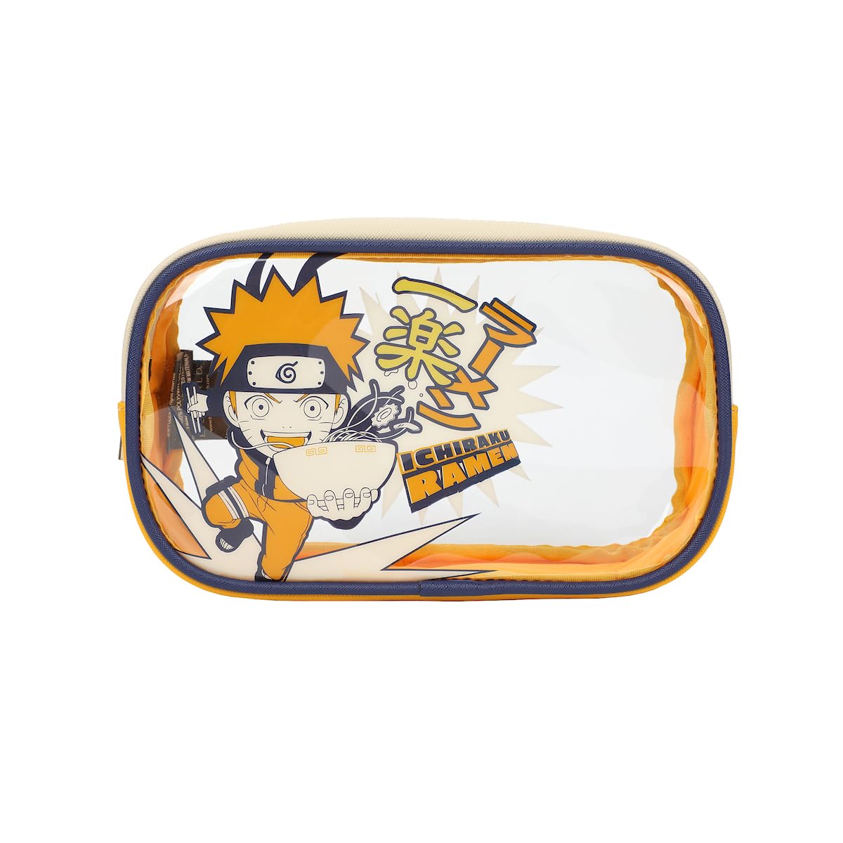 Naruto Ichiraku Ramen Travel Cosmetic Bags Set of 3 - Anime Themed Makeup Pouches for Toiletries & Accessories - Perfect for Travel, Gym, and School Organization