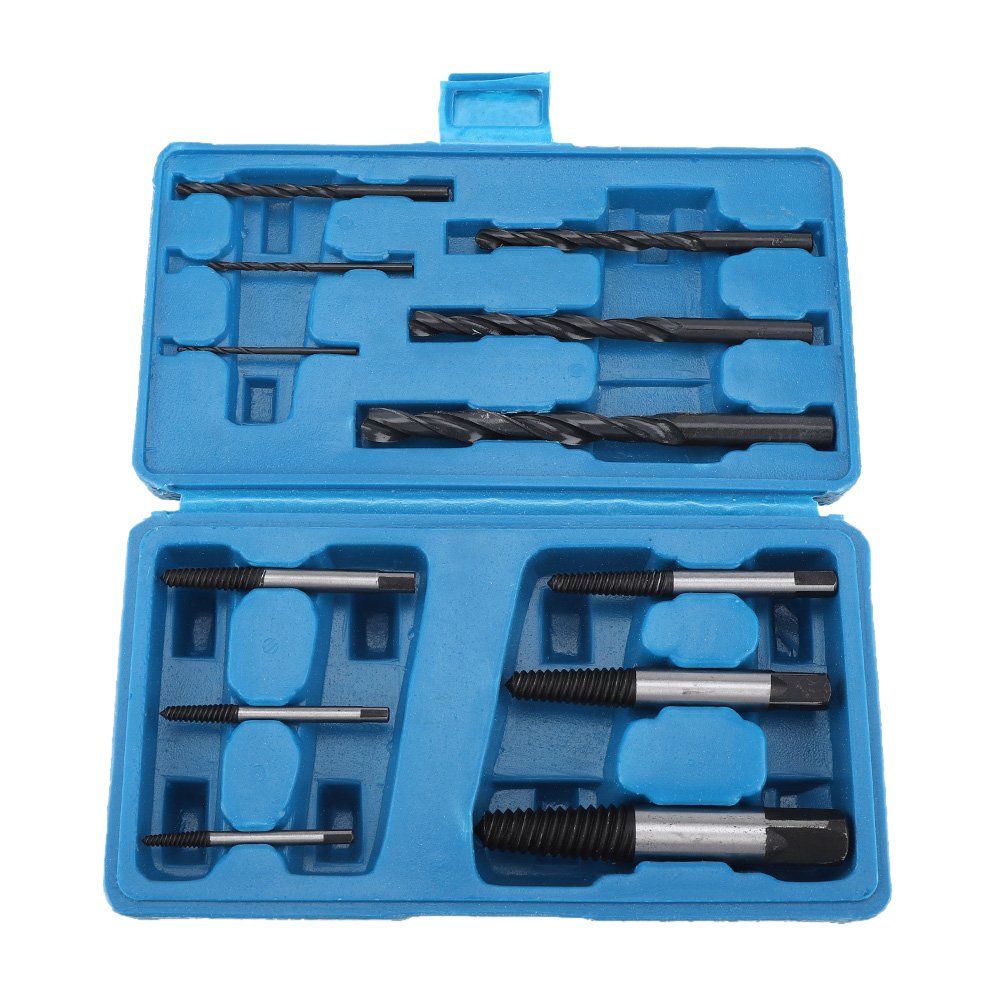 High-Strength Long-Lasting Screw Extractor Set - Heavy Duty Broken Screw Remover Kit for Stubborn Bolts & Damaged Screws | Ideal for Automotive Repair, DIY Projects & Industrial Maintenance