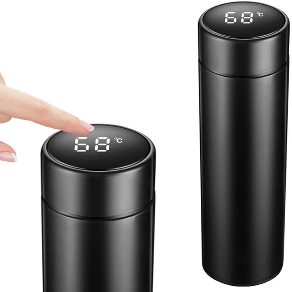 AIZHIYI Smart Stainless Steel Water Bottle with Temperature Display - 20oz Vacuum Insulated Coffee Thermos for Hot & Cold Drinks - Perfect for Office, Home, Travel & Outdoor Activities