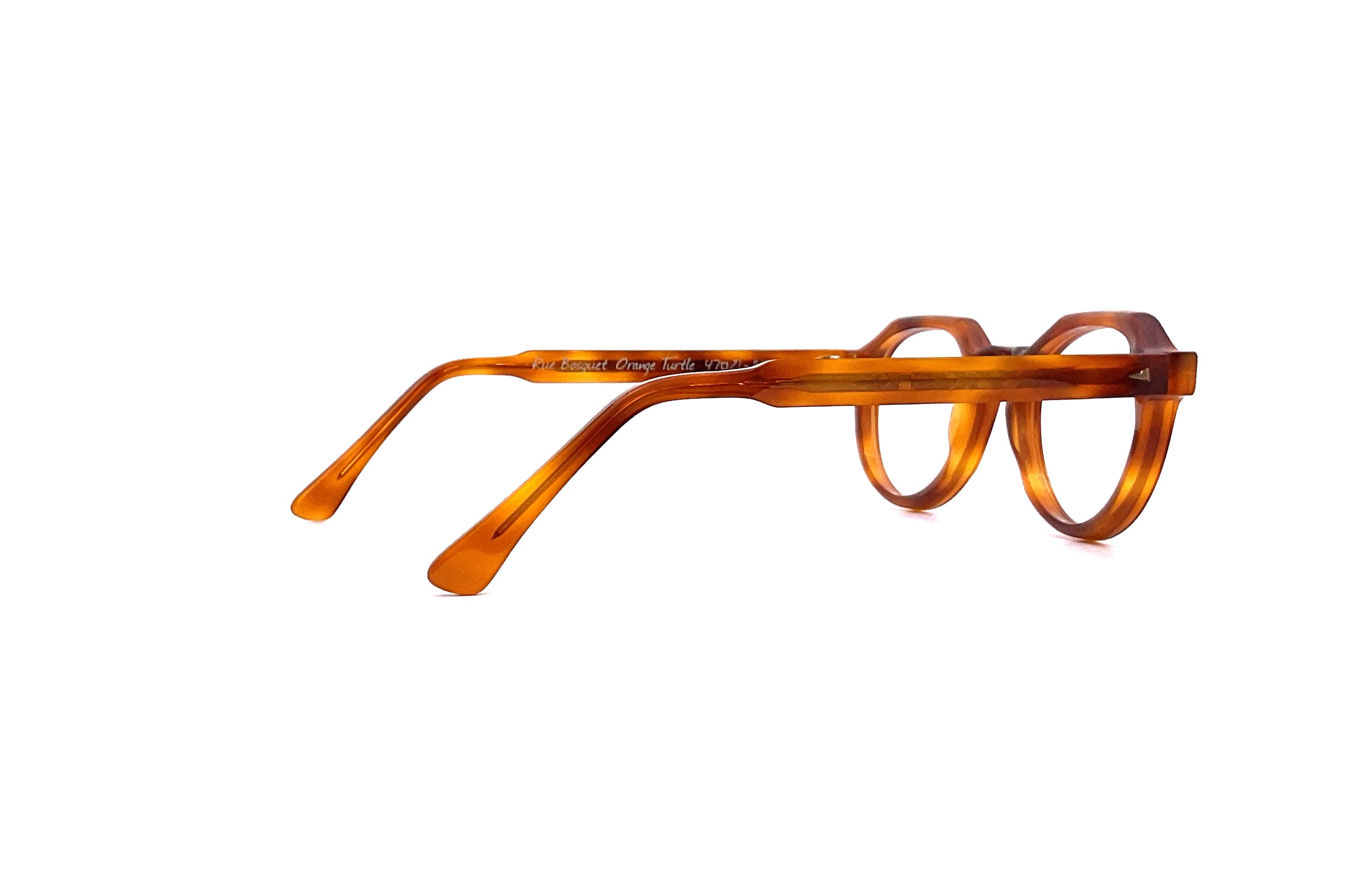 Ahlem Rue Bosquet Sunglasses - Orange Turtle Frame UV Protection - Stylish & Durable for Outdoor Activities, Beach & Driving