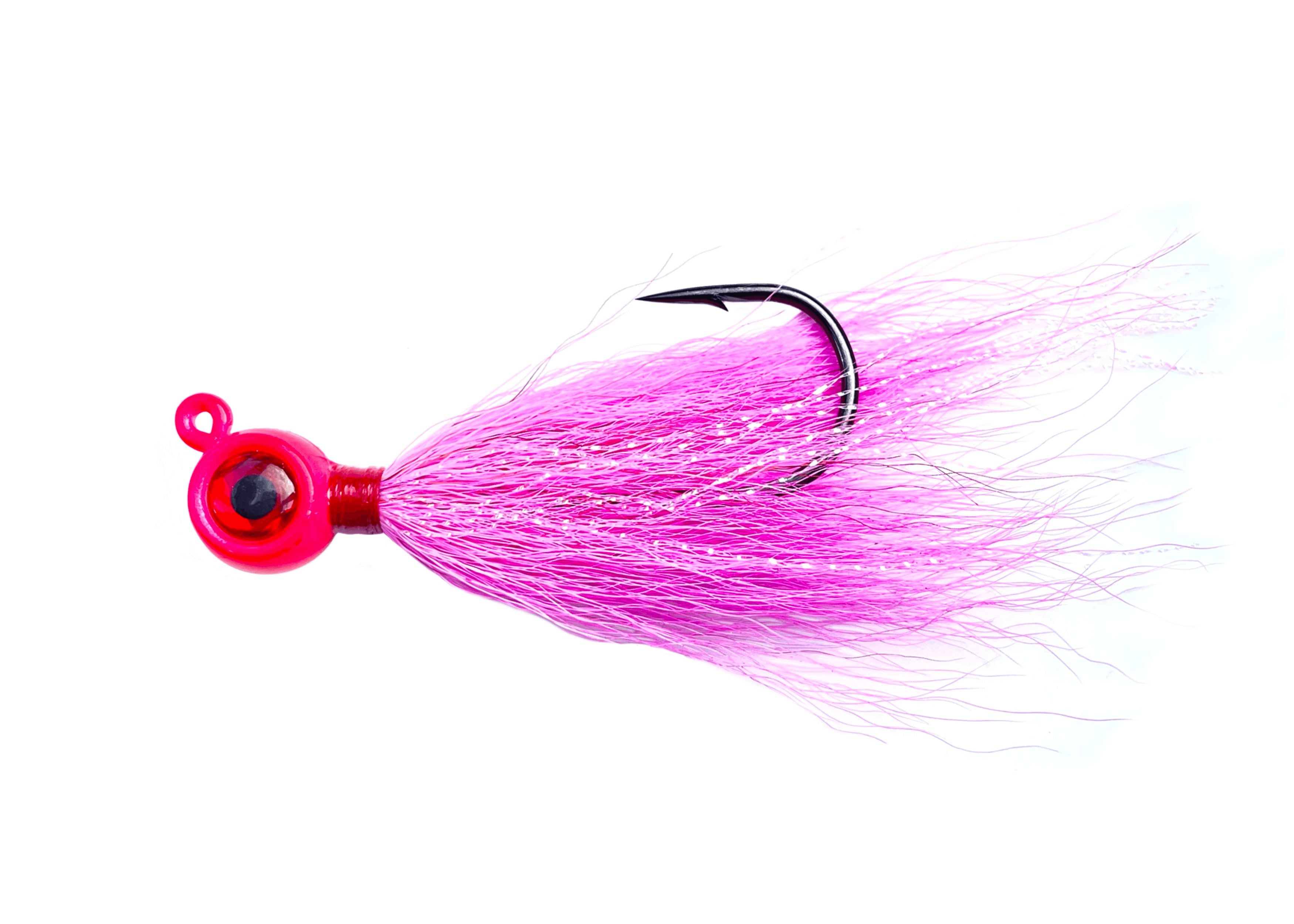Jigging World Epoxy Bucktail Fishing Lures - Saltwater & Freshwater Jigging Teaser for Bass, Trout, and Striped Fish - Perfect for Offshore and Inshore Fishing Adventures