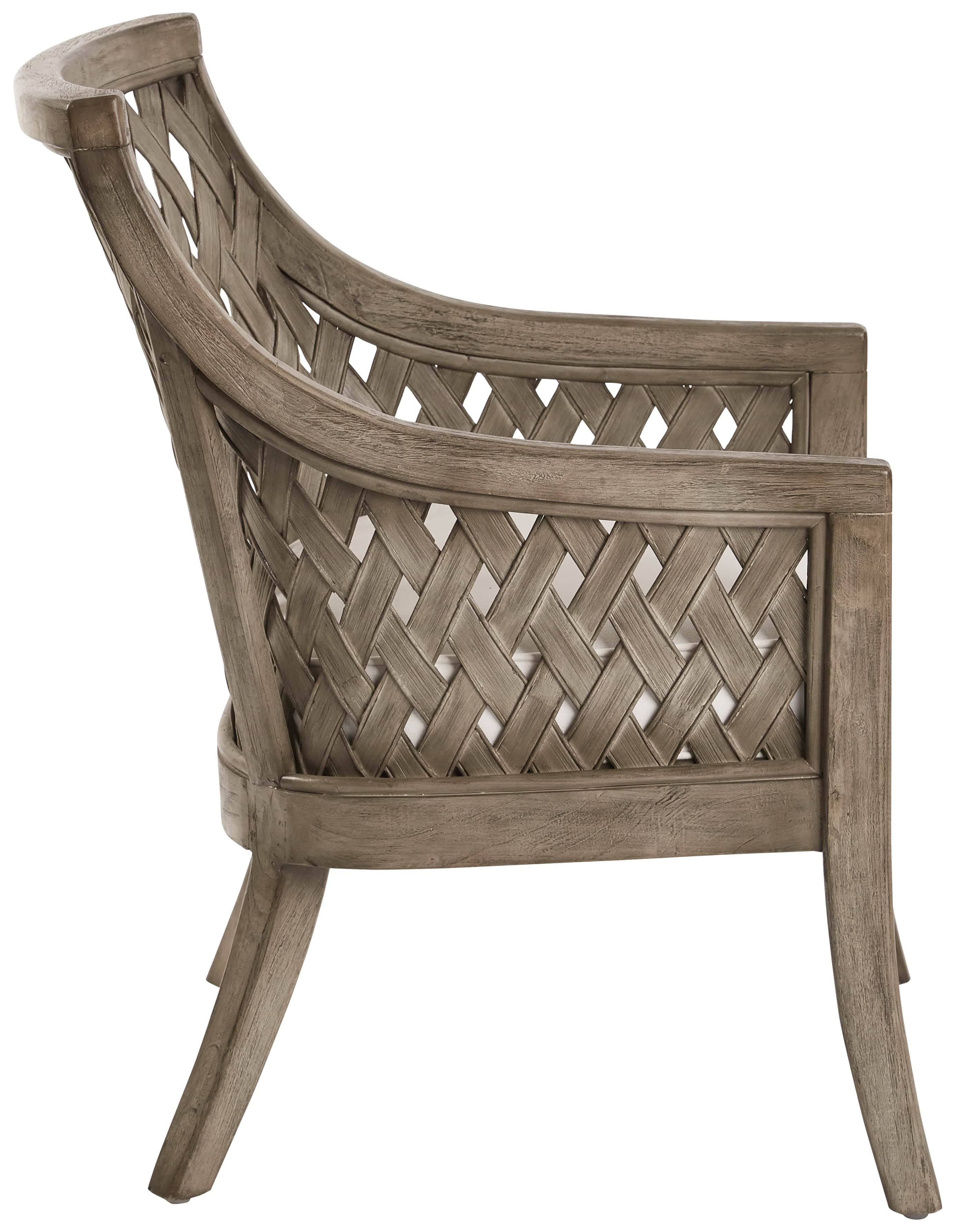OSP Designs Plantation Lounge Chair with Cushion [PLN157] - Comfortable Outdoor Patio Furniture for Poolside, Garden, and Backyard Relaxation