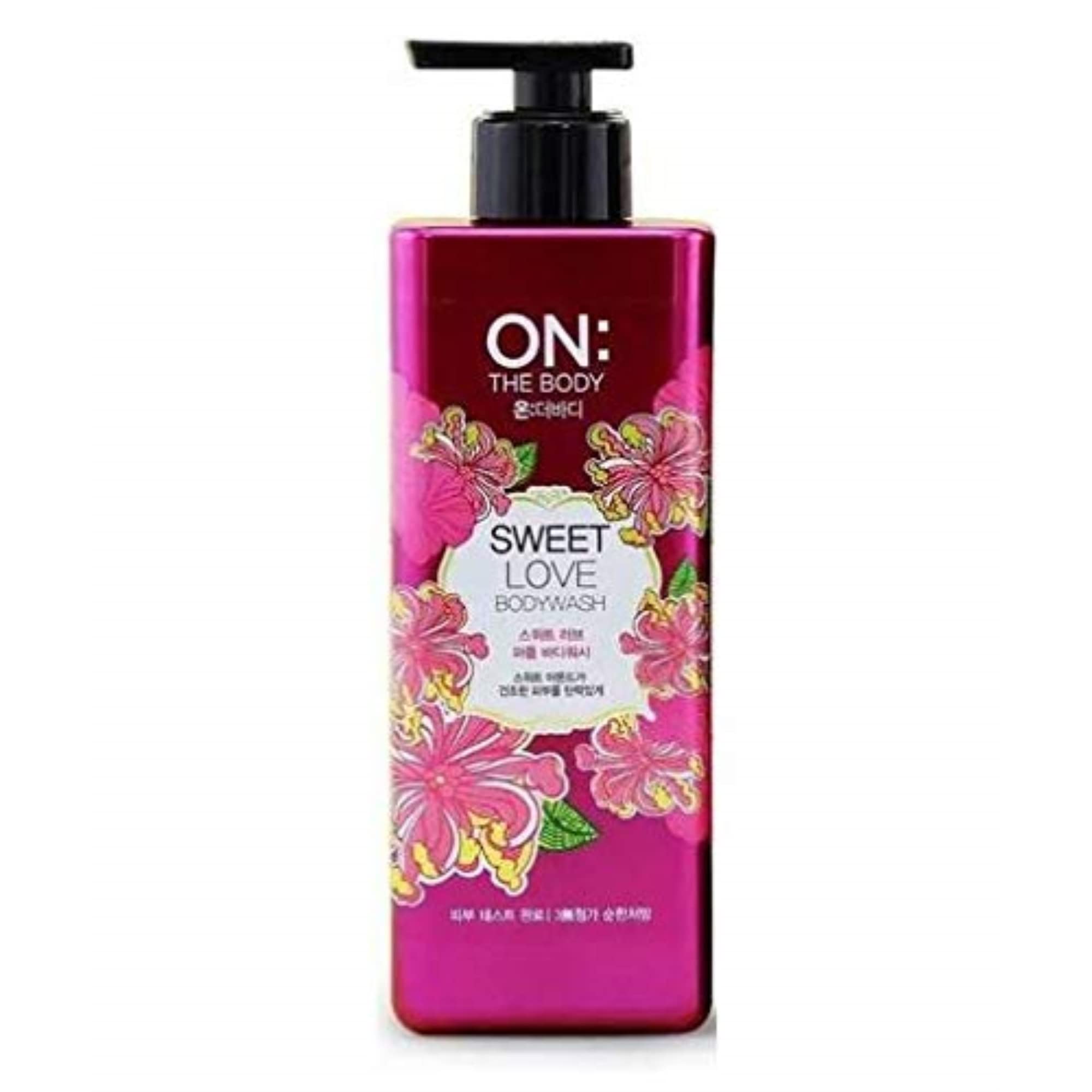 ON THE BODY Sweet Love Moisturizing Body Wash 500g/17.6oz - Hydrating & Fragrant Shower Gel for Soft Skin | Perfect for Daily Use & Relaxing Bath Time