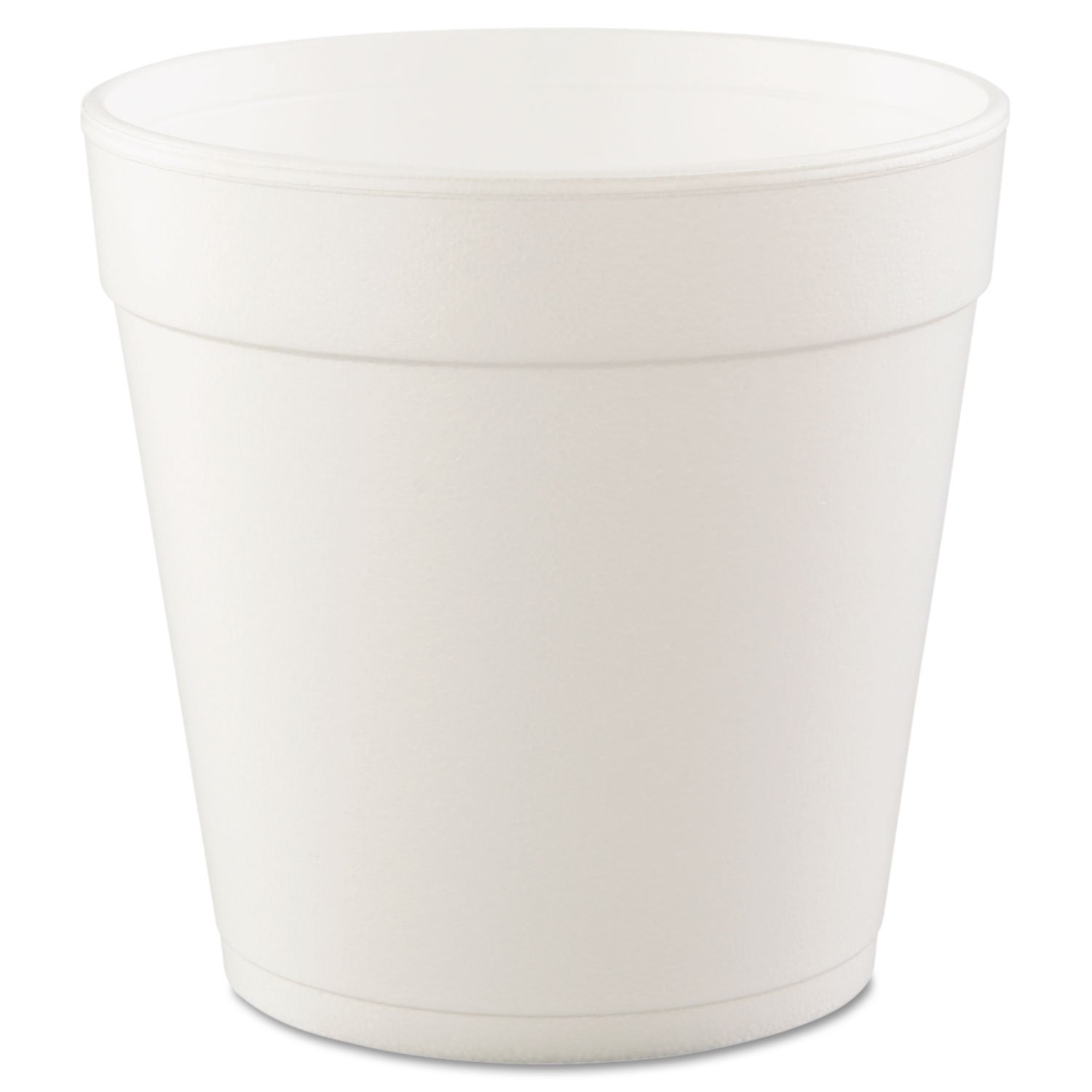 DART 32MJ48 32oz White Foam Food Containers - 25 per Bag, 20 Bags per Carton - Perfect for Takeout, Catering & Restaurant Food Storage
