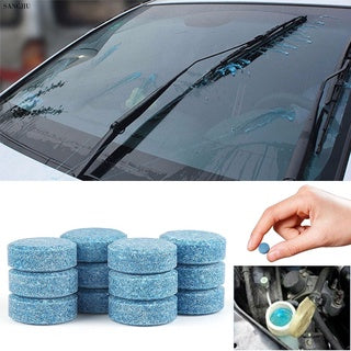 10-Pack Windshield Glass Cleaner Concentrate - Streak-Free Formula for Car Windows, Home Floors & Glass Surfaces - Perfect for Auto Detailing & Household Cleaning