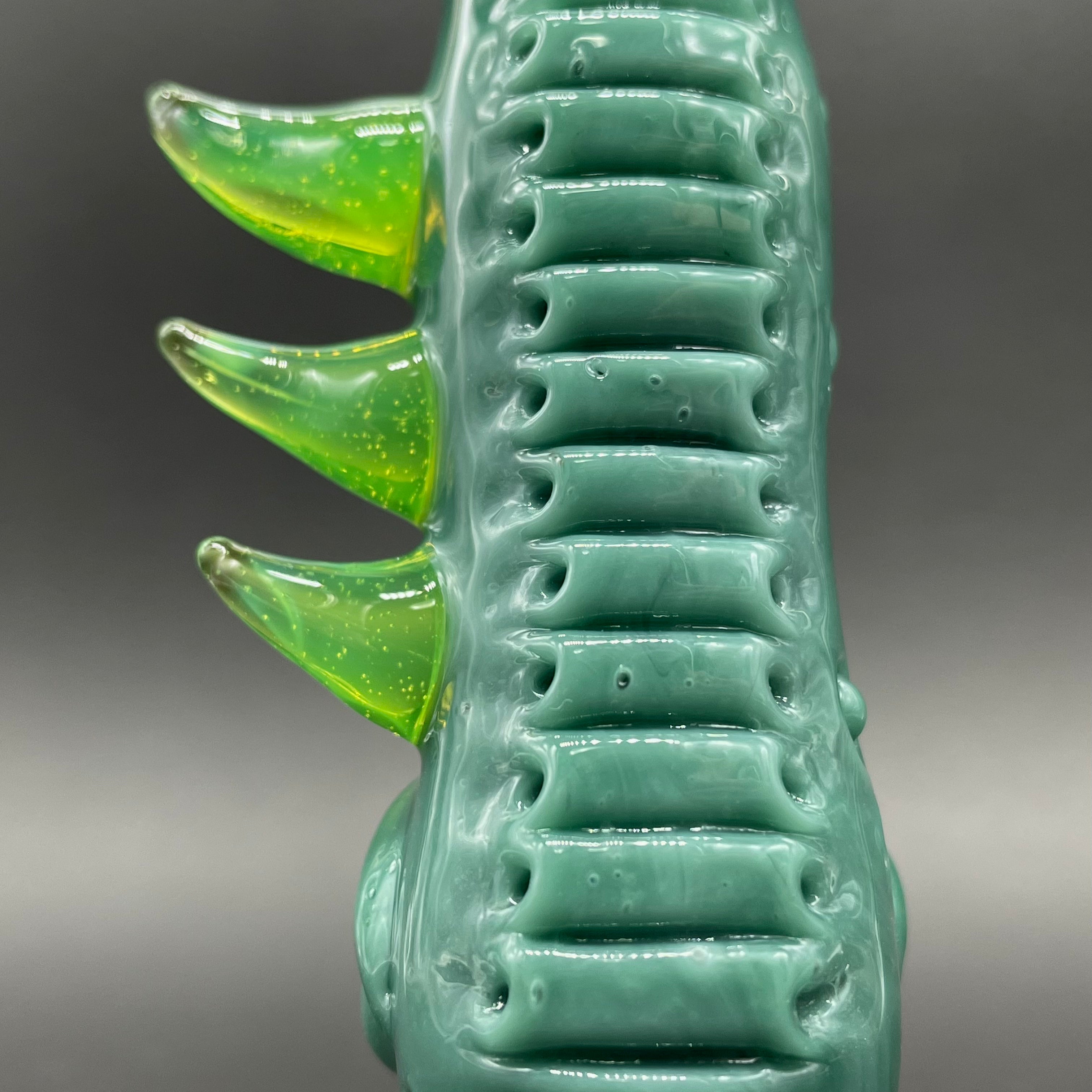 Premium Triclops Chillum - Handmade Glass Pipe for Smooth Smoking | Perfect for Travel, Camping & Outdoor Adventures