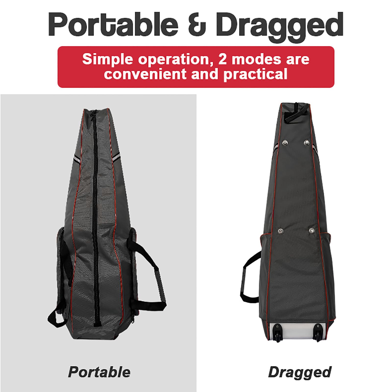 Lightweight Fencing Sword Bag with Wheels - Durable Waterproof Storage for Epee, Saber & Foil Equipment | Portable Roller Bag for Fencing Gear | Perfect for Competitions, Practice & Travel