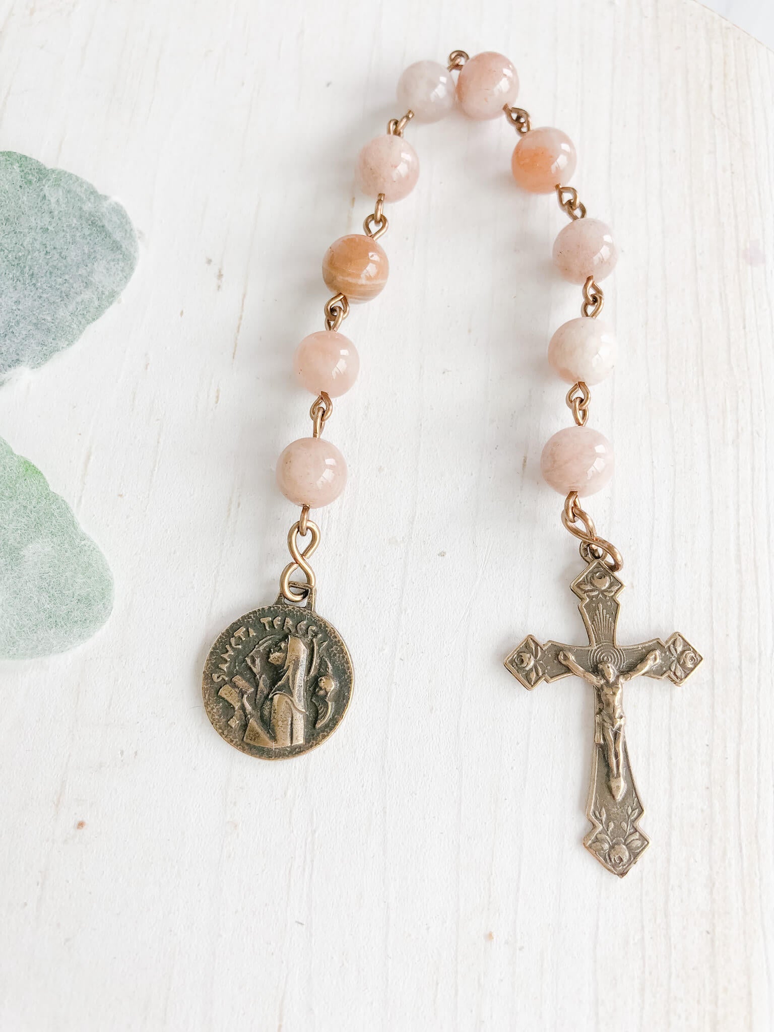St. Teresa of Avila Pocket Rosary - Catholic Prayer Beads for Travel & Devotion - Perfect for Daily Prayer, Meditation & Spiritual Protection