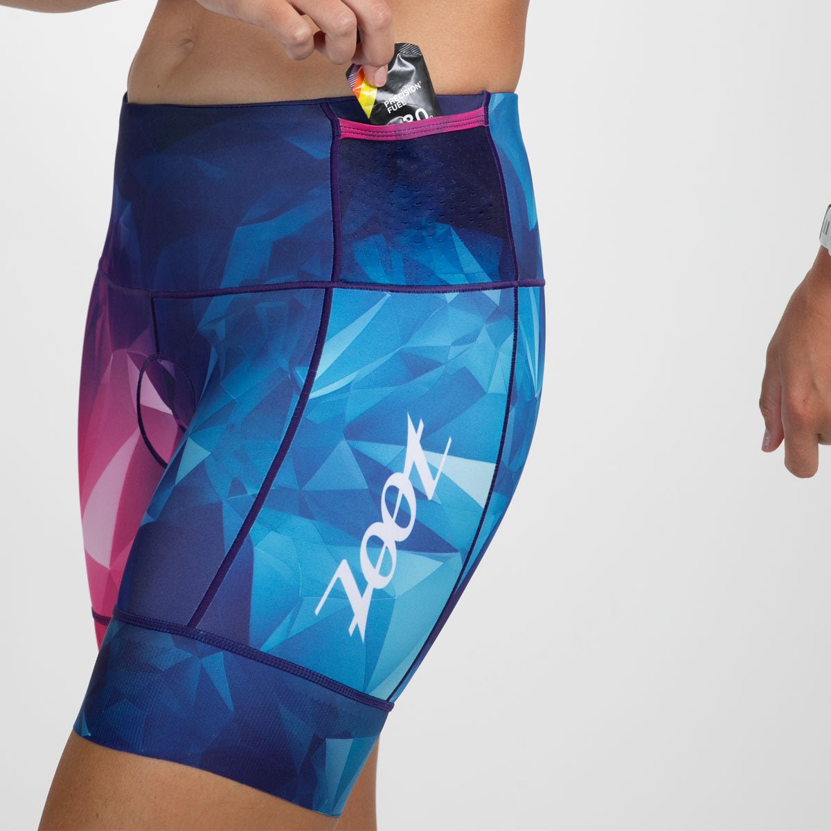 Women's Ltd Tri 6 Short Crystal - Comfortable Athletic Shorts for Running, Yoga & Gym Workouts