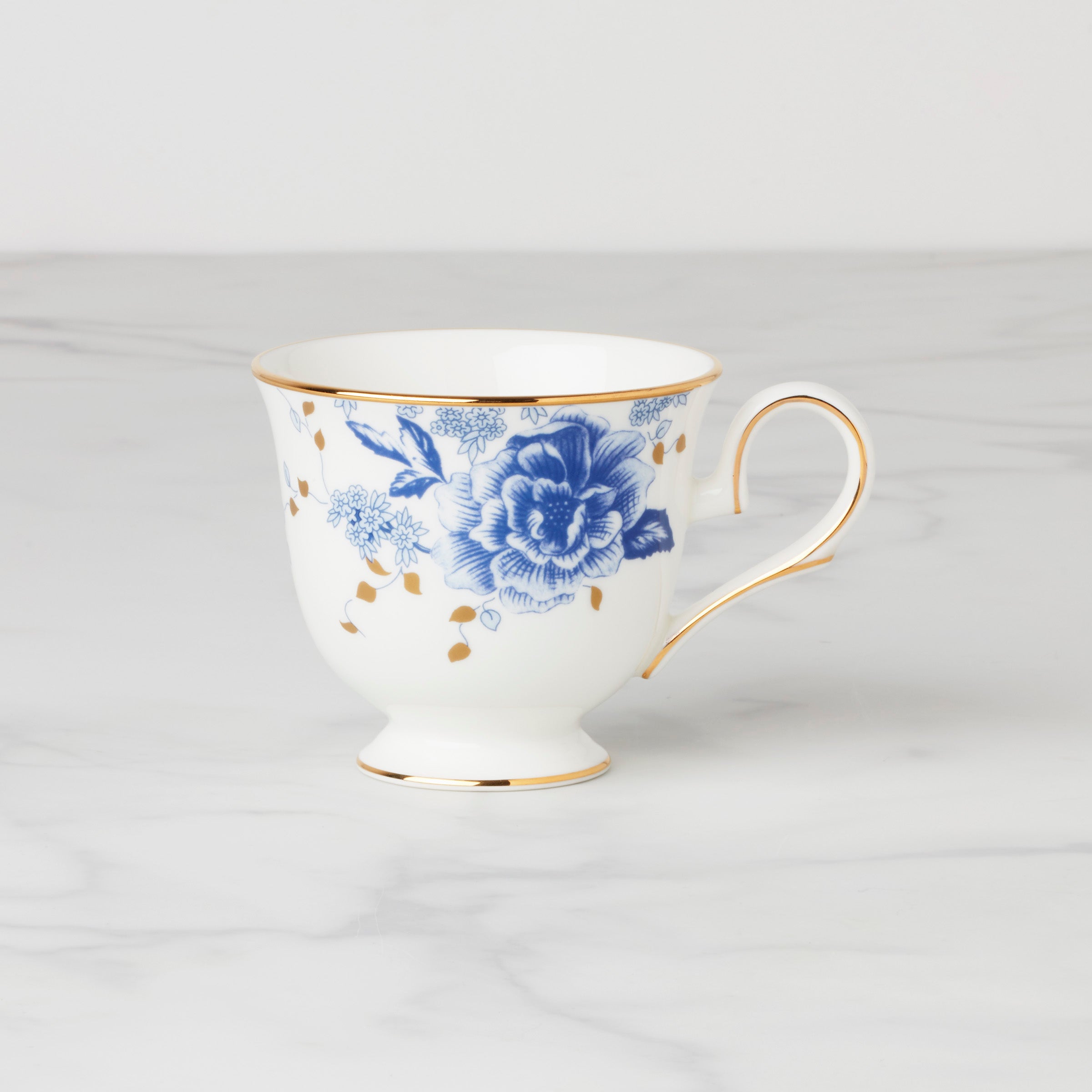 Garden Grove Teacup - Elegant Floral Porcelain Tea Cup Set for Afternoon Tea, Gift Giving & Home Decor | Perfect for English Tea Parties, Bridal Showers & Coffee Breaks