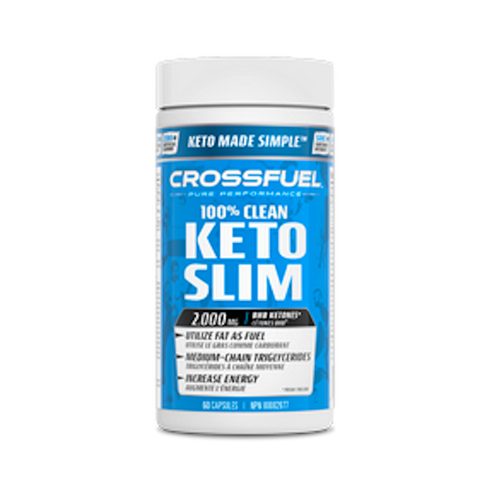 Crossfuel Keto Burn Slim - 60 Capsules for Weight Loss & Fat Burning | Supports Ketosis & Energy Boost | Perfect for Low-Carb & Keto Diets