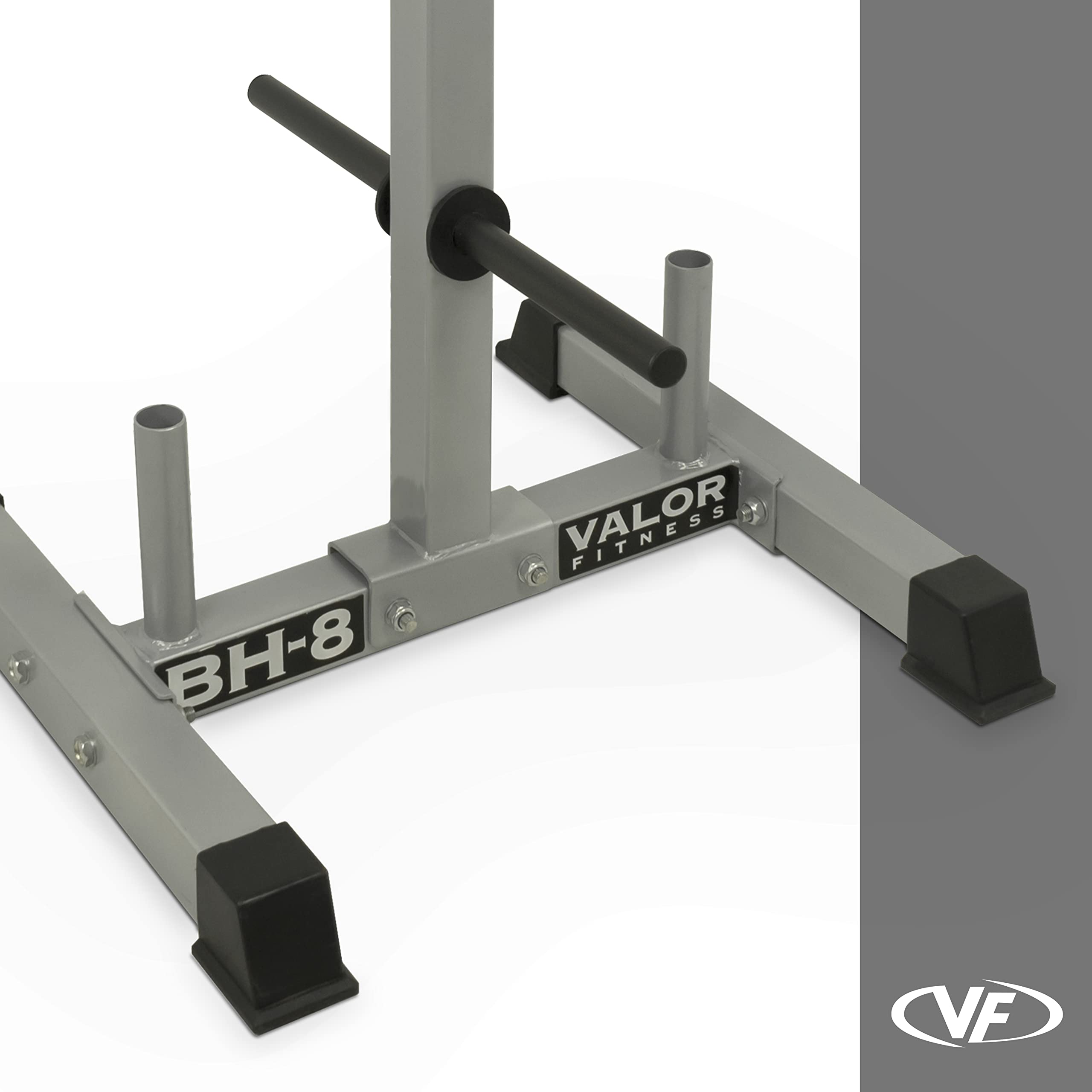 Valor Fitness Weight Rack for Olympic & Standard Plates - Heavy Duty Bumper Plate & Barbell Storage Organizer for Home Gym, Garage Workout Space - Perfect for Weightlifting, CrossFit & Strength Training