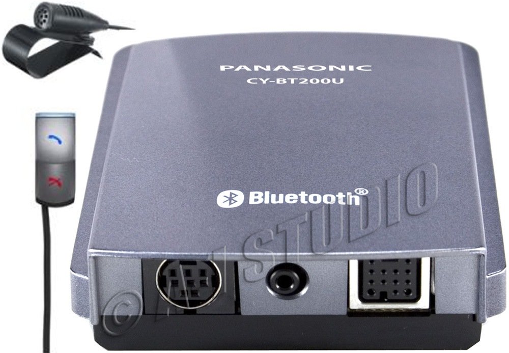 Panasonic CY-BT200U Bluetooth Hands Free Car Kit - Wireless Speakerphone for Safe Driving & Clear Calls - Perfect for Business Professionals & Commuters