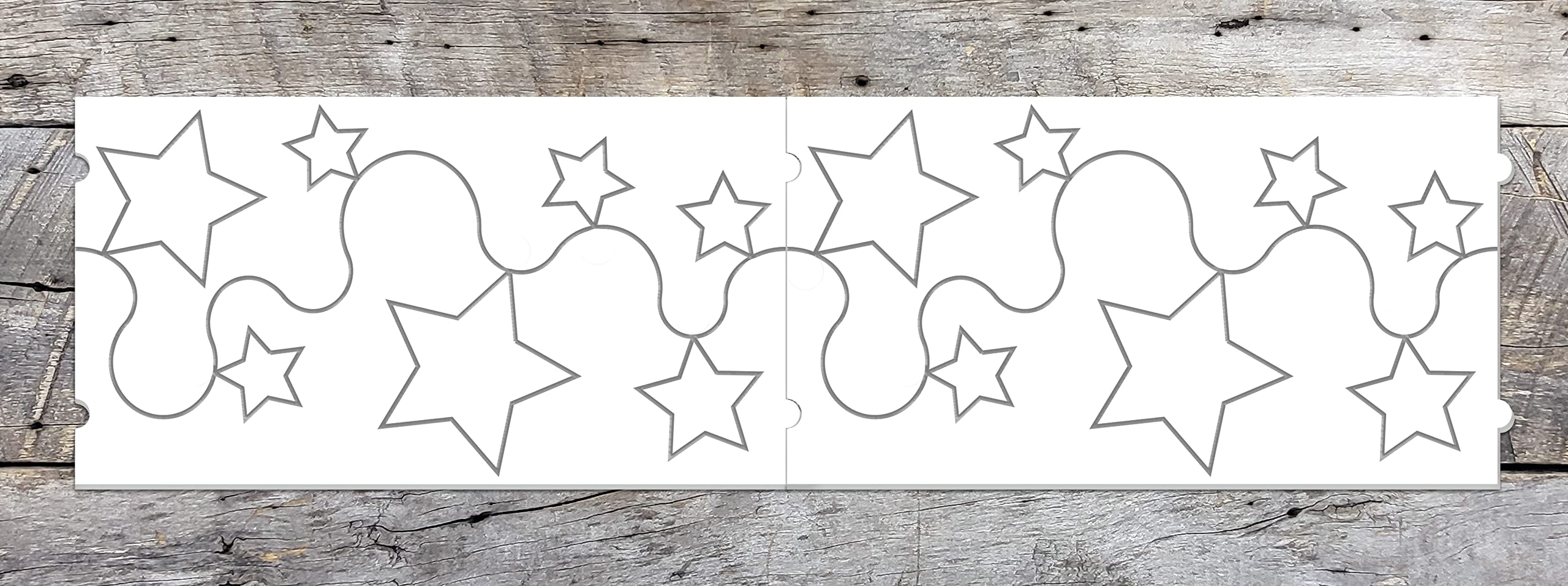 Groovy Patterns Stars and Stipples Patchwork Quilt Template - Long Arm Quilting Board for DIY Sewing Projects - Perfect for Home Decor, Bedding, and Crafting