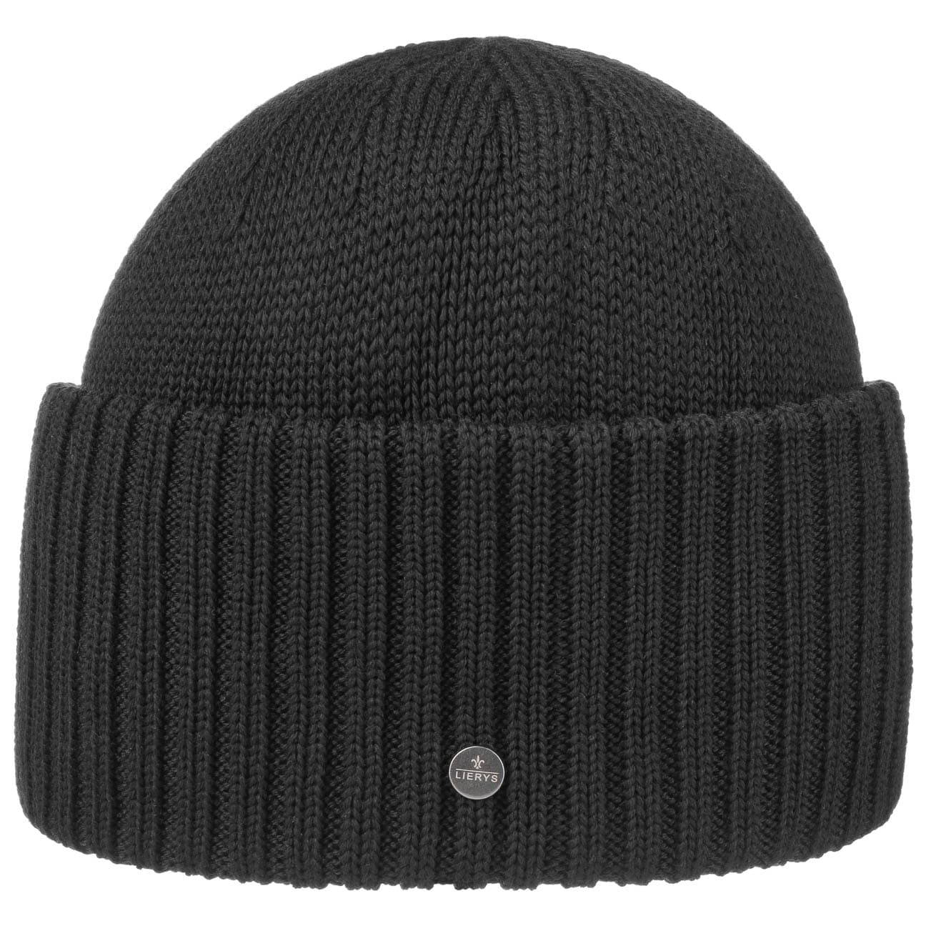 Lierys Big Cuff Merino Wool Hat - Warm Winter Beanie for Men & Women - Perfect for Skiing, Hiking, and Cold Weather Activities