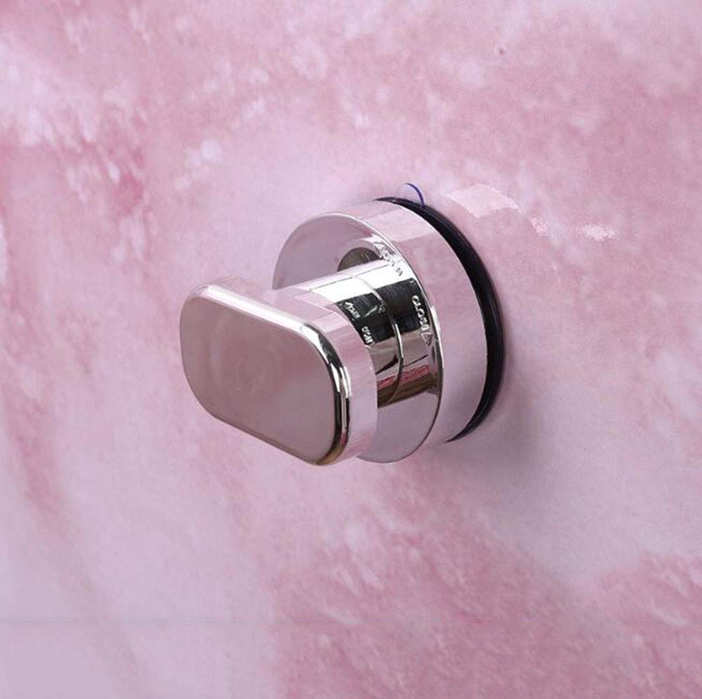 KAFENDA Strong Suction Cup Glass Mirror Door Handle - Refrigerator Drawer, Bathroom Wall Rail & Bathtub Shower Grab Bar - Non-Slip Kitchen Cabinet Handle (Silver) | Perfect for Elderly Safety & Accessibility in Bathrooms, Kitchens & Glass Doors