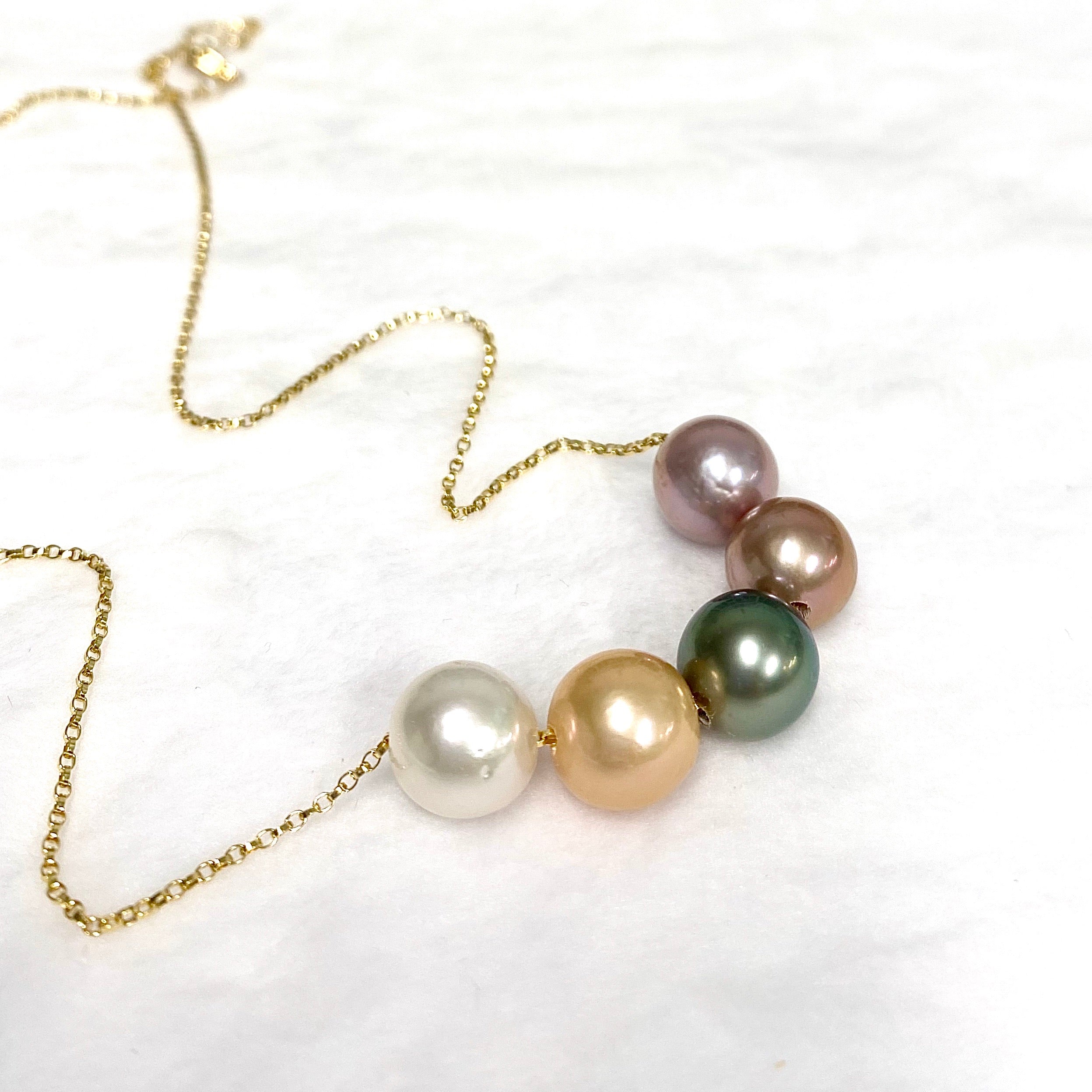 5 Pearls Necklace for Women - Elegant 3 Strand Pearl Jewelry Set - Perfect for Weddings, Parties & Special Occasions