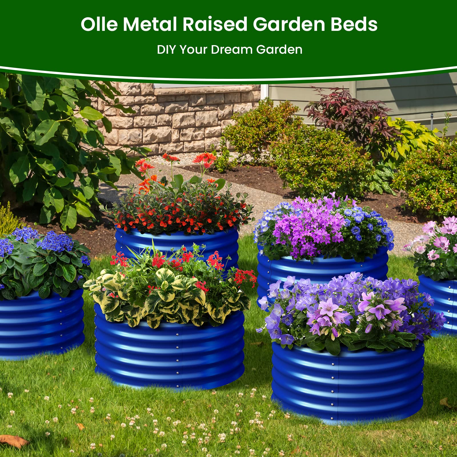 Olle Metal Raised Garden Bed Kit - 17