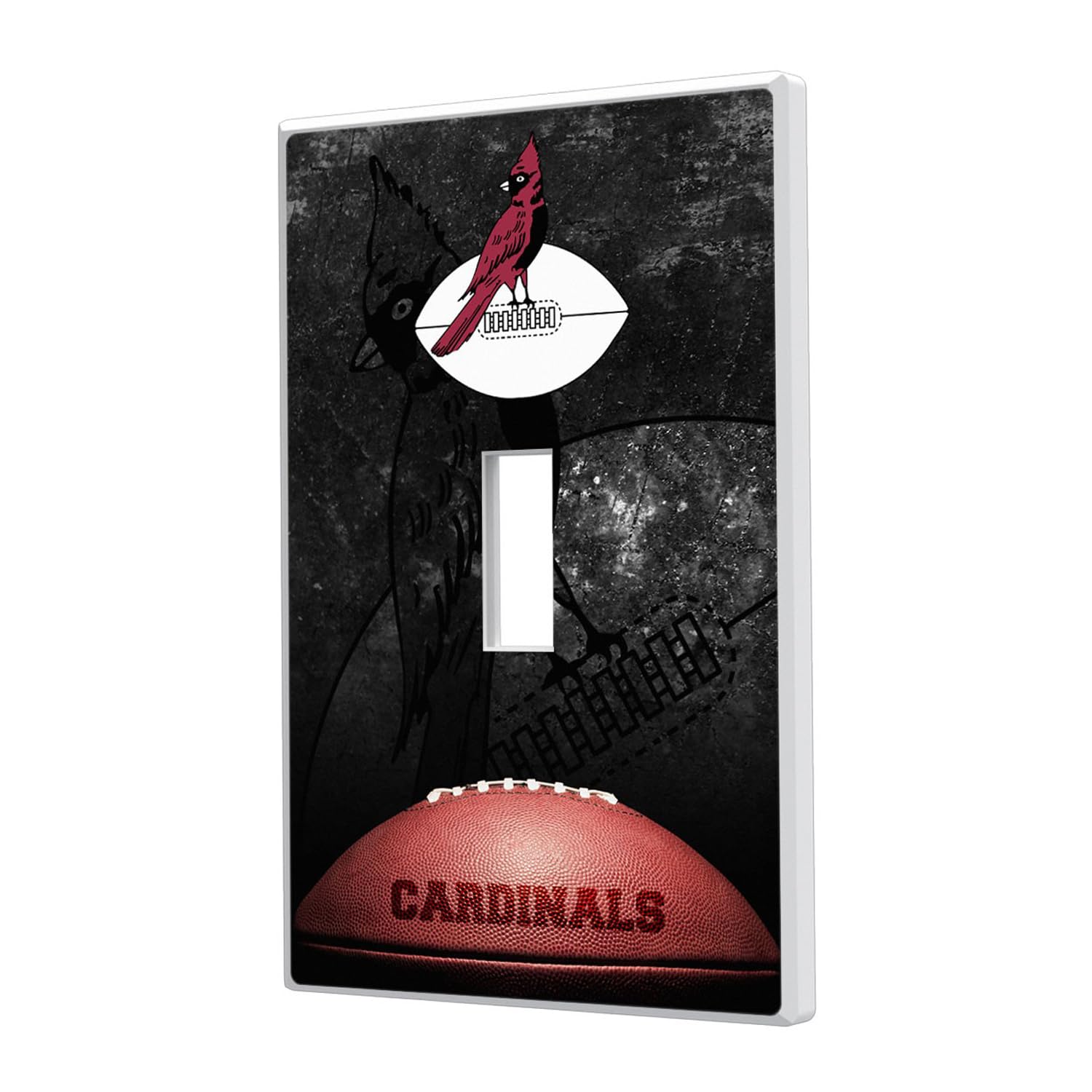 NFL Team Logo Light Switch Cover - Decorative Single Toggle Wall Plate for Home & Office - Perfect for Sports Fans Bedroom, Game Room, and Man Cave Decor