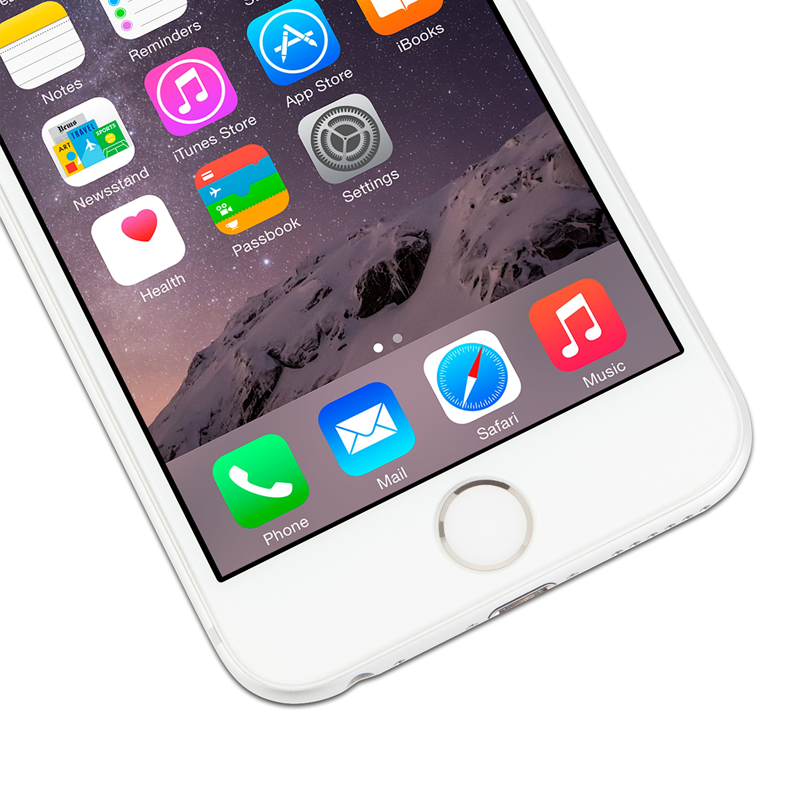 Moshi iVisor Glass for iPhone 6/6s - Edge to Edge Screen Protector - White for Daily Protection