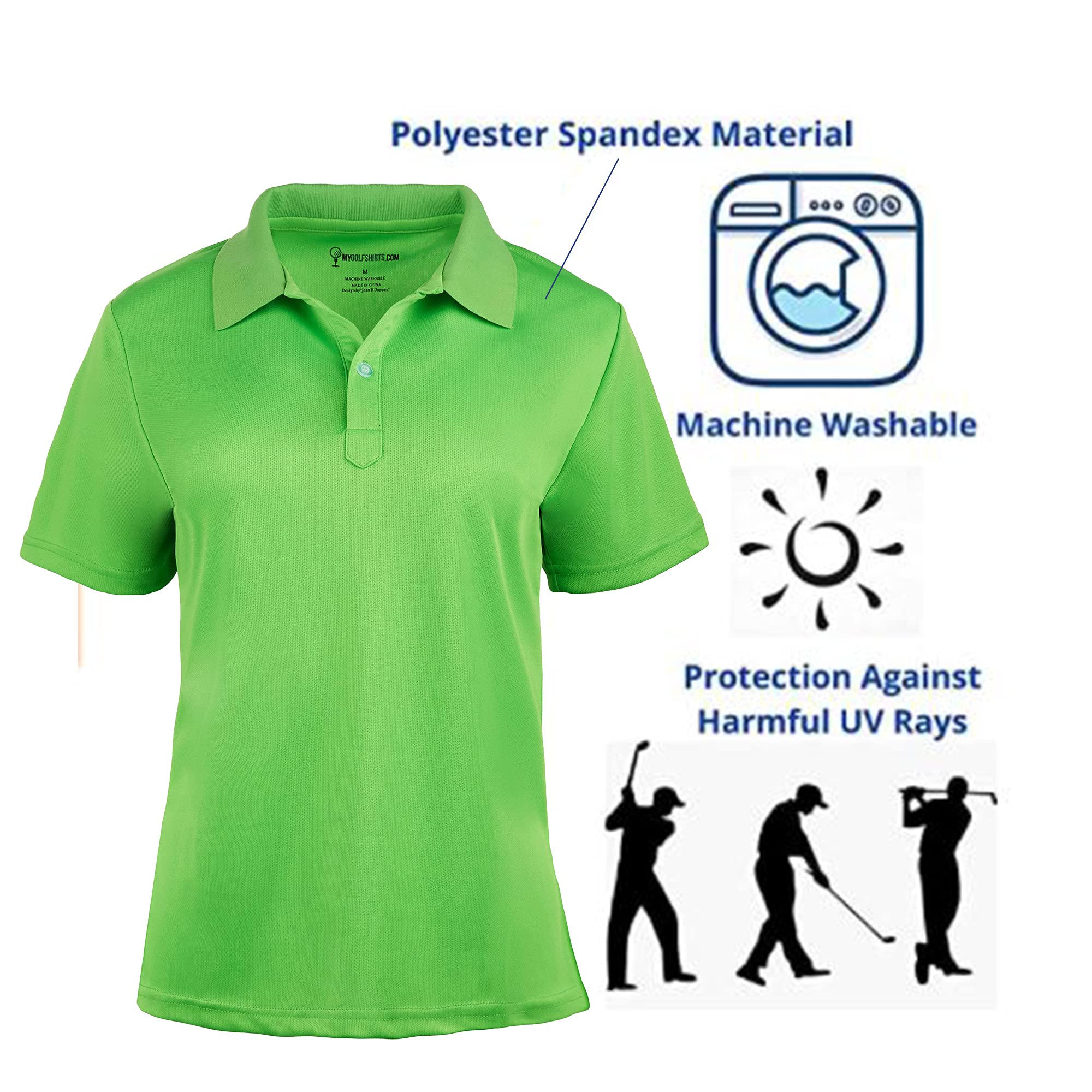 Premium French Cut Short Sleeve Women's Golf T-Shirt - Comfortable Athletic Top with Free Golf Hat - Perfect for Golf Outings, Practice Sessions & Casual Wear