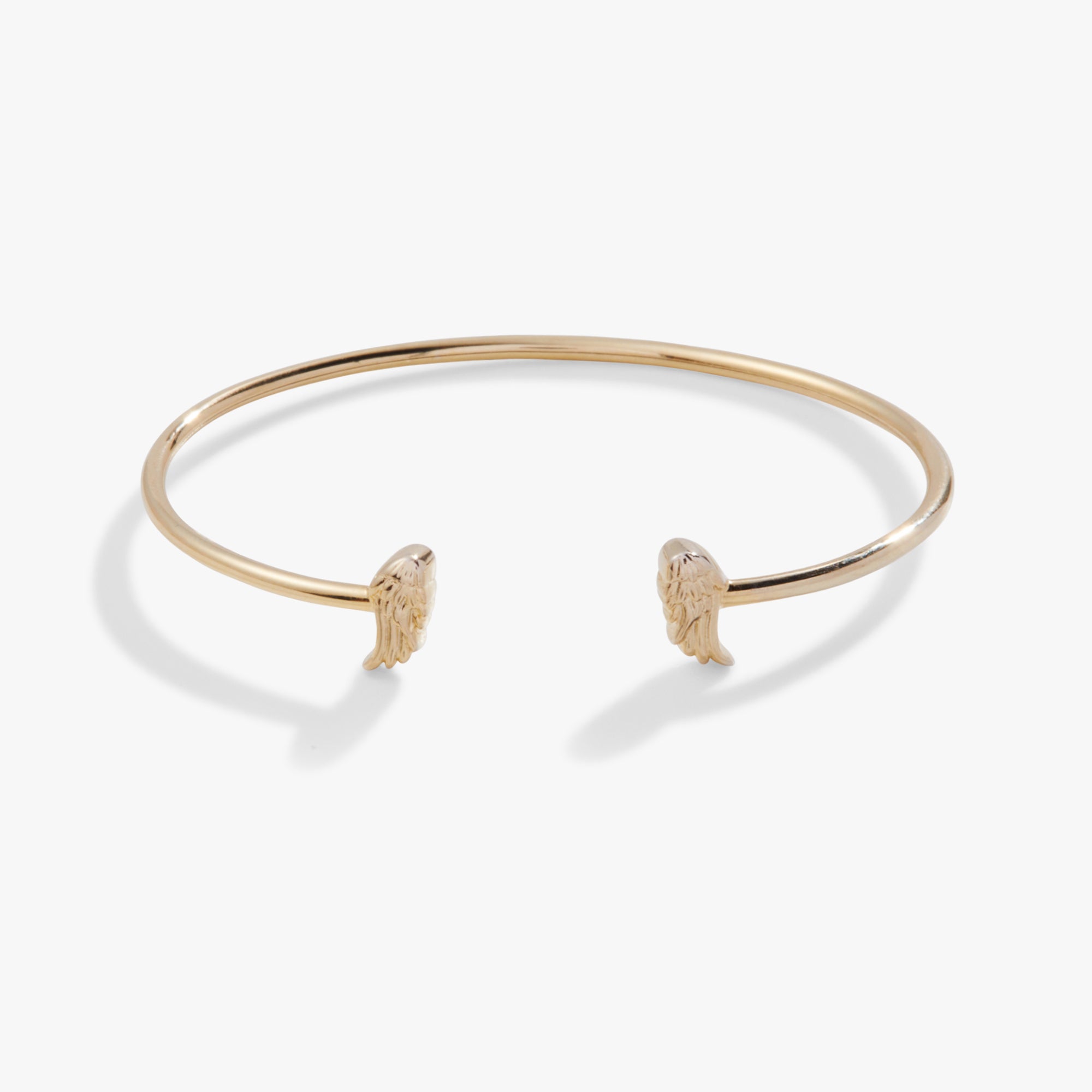 Angel Wings Flex Cuff Bracelet - Adjustable Bangle Bracelet for Women, Fashion Jewelry Gift for Her - Perfect for Parties, Weddings & Everyday Wear