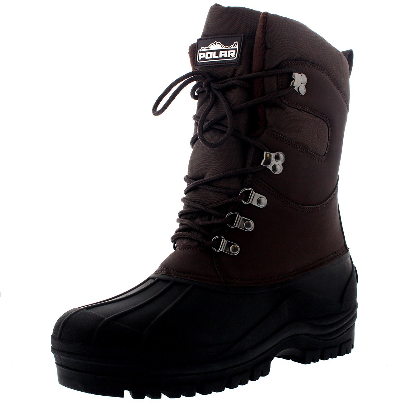 Men's Polar Snow Hiking Boots - Waterproof Thermal Safety for Winter Outdoor