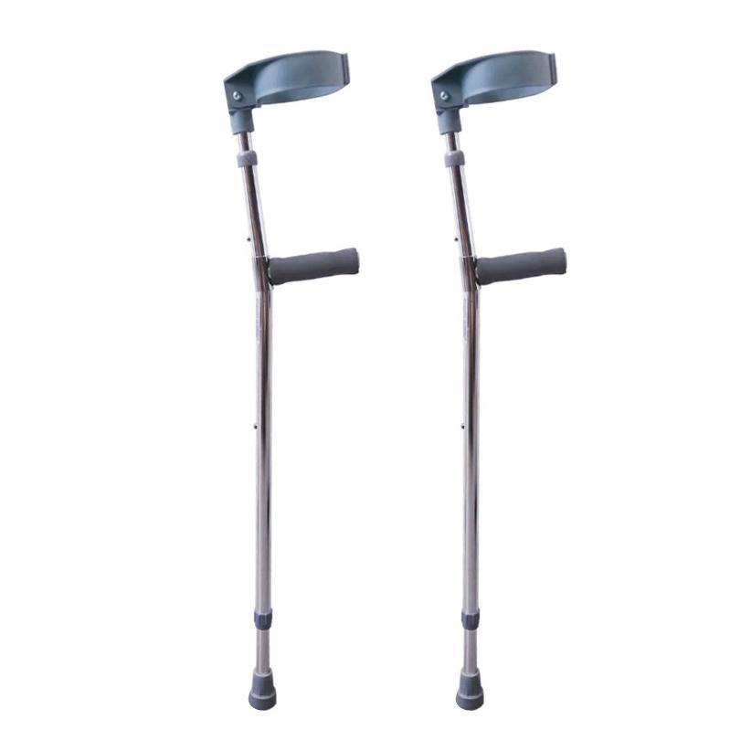 Adjustable Elbow Crutch for Adults - Lightweight Aluminum Underarm Support Cane for Mobility & Injury Recovery - Ideal for Walking Assistance, Post-Surgery, and Arthritis Relief